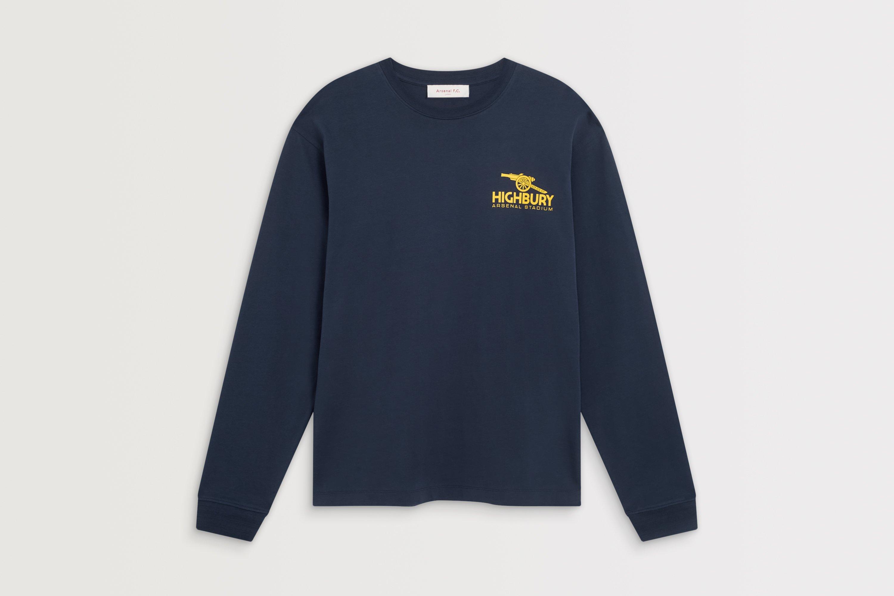 Arsenal Classics Navy East Stand Long Sleeved T-Shirt
