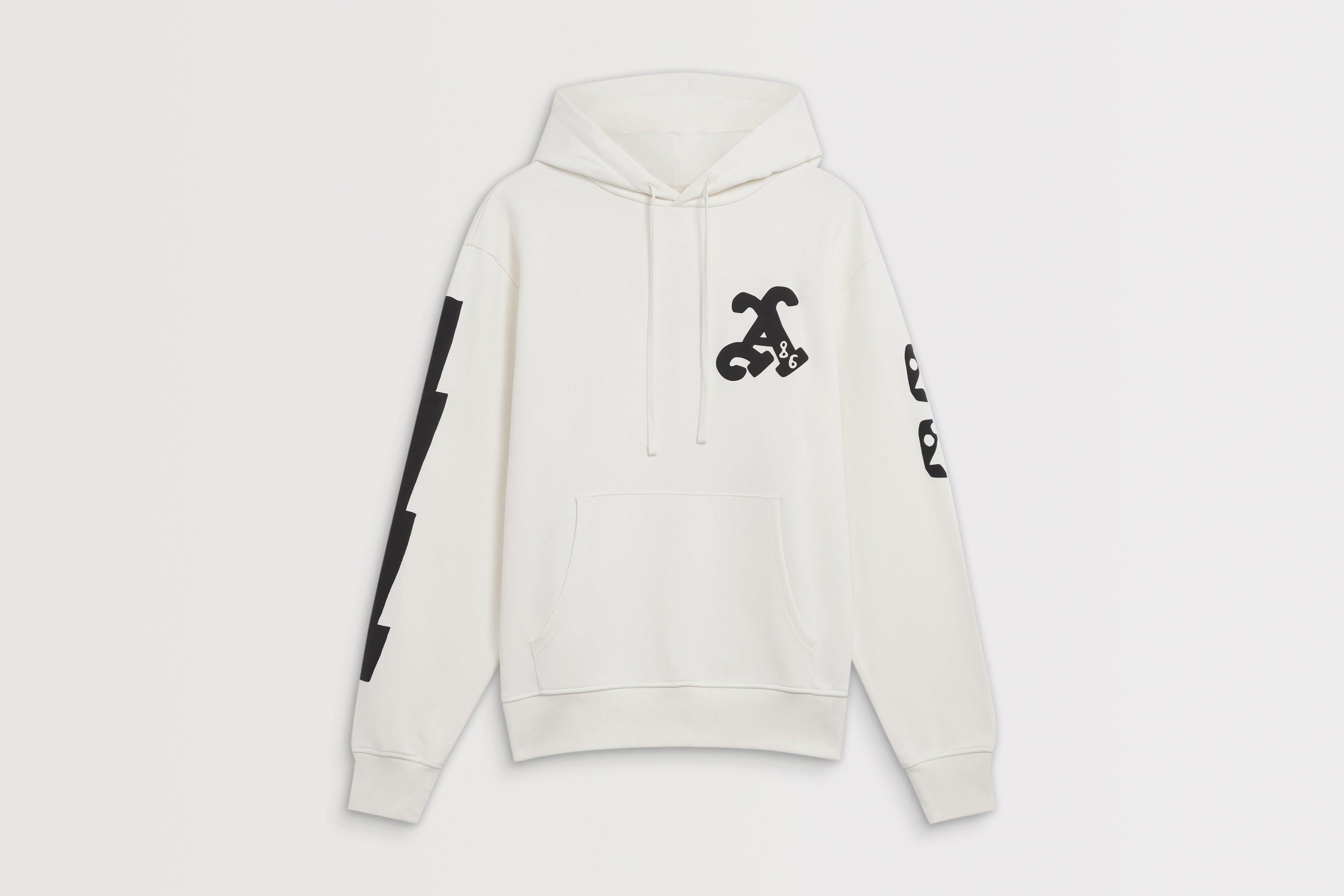 Arsenal N7 White Pre-Historic Hoodie