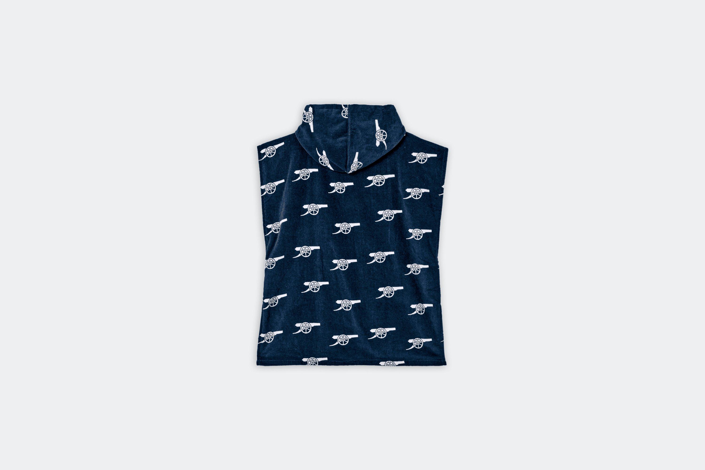 Arsenal Kids Navy Towel Poncho