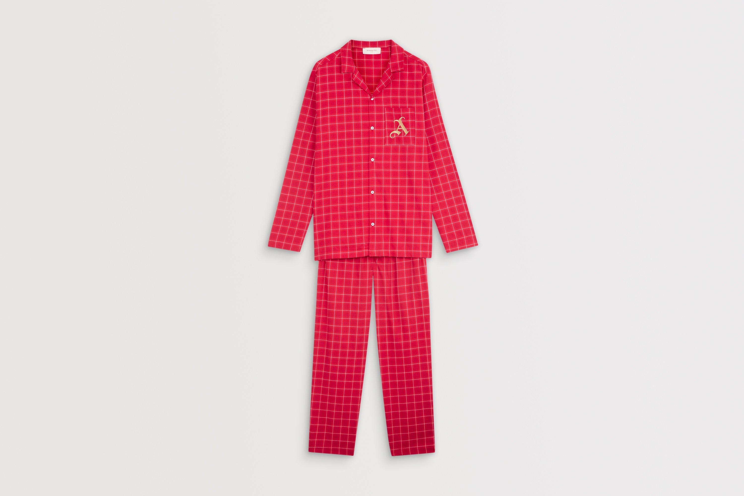 Arsenal Essentials Premium Check Pyjama Set