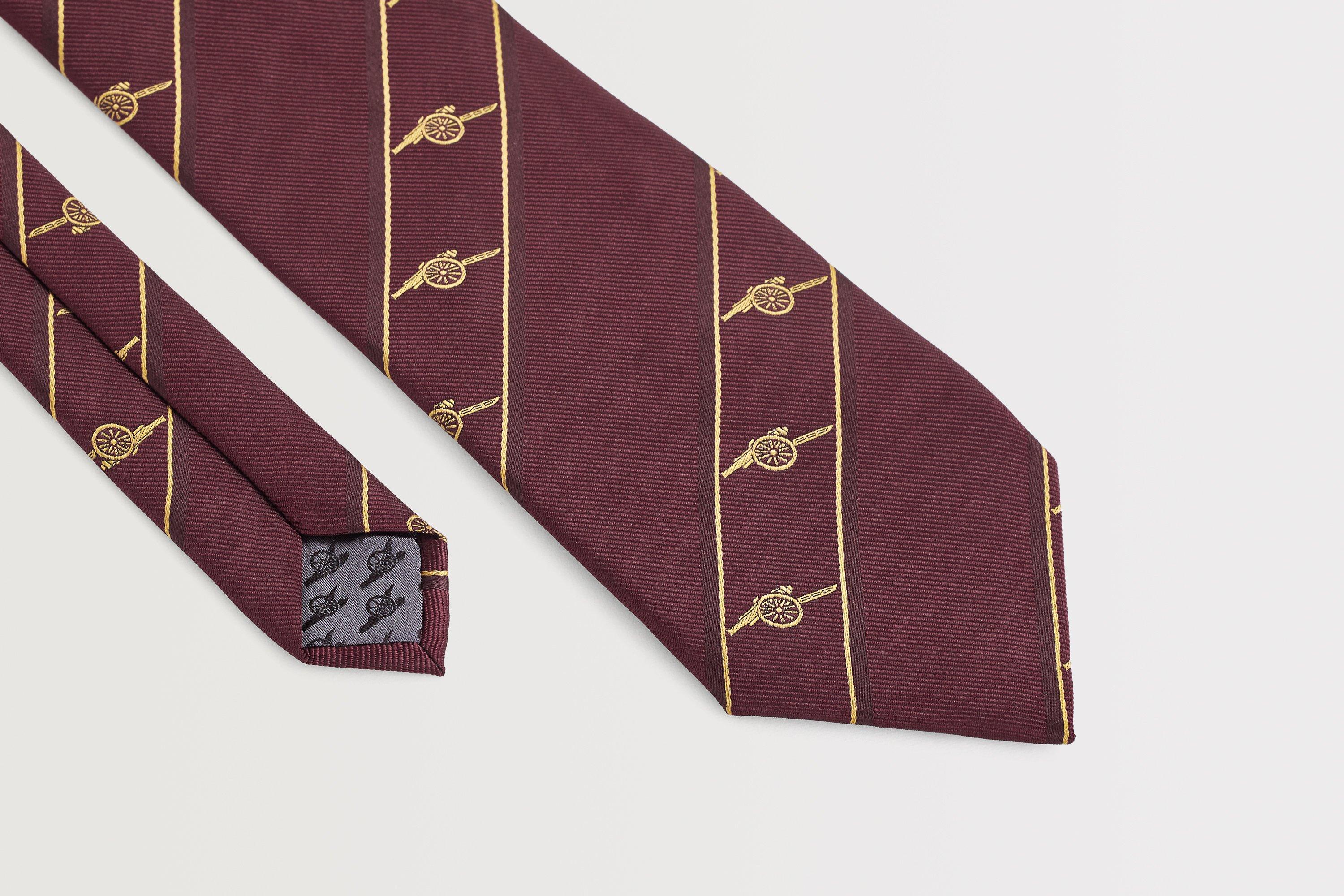Arsenal Striped Cannon Tie