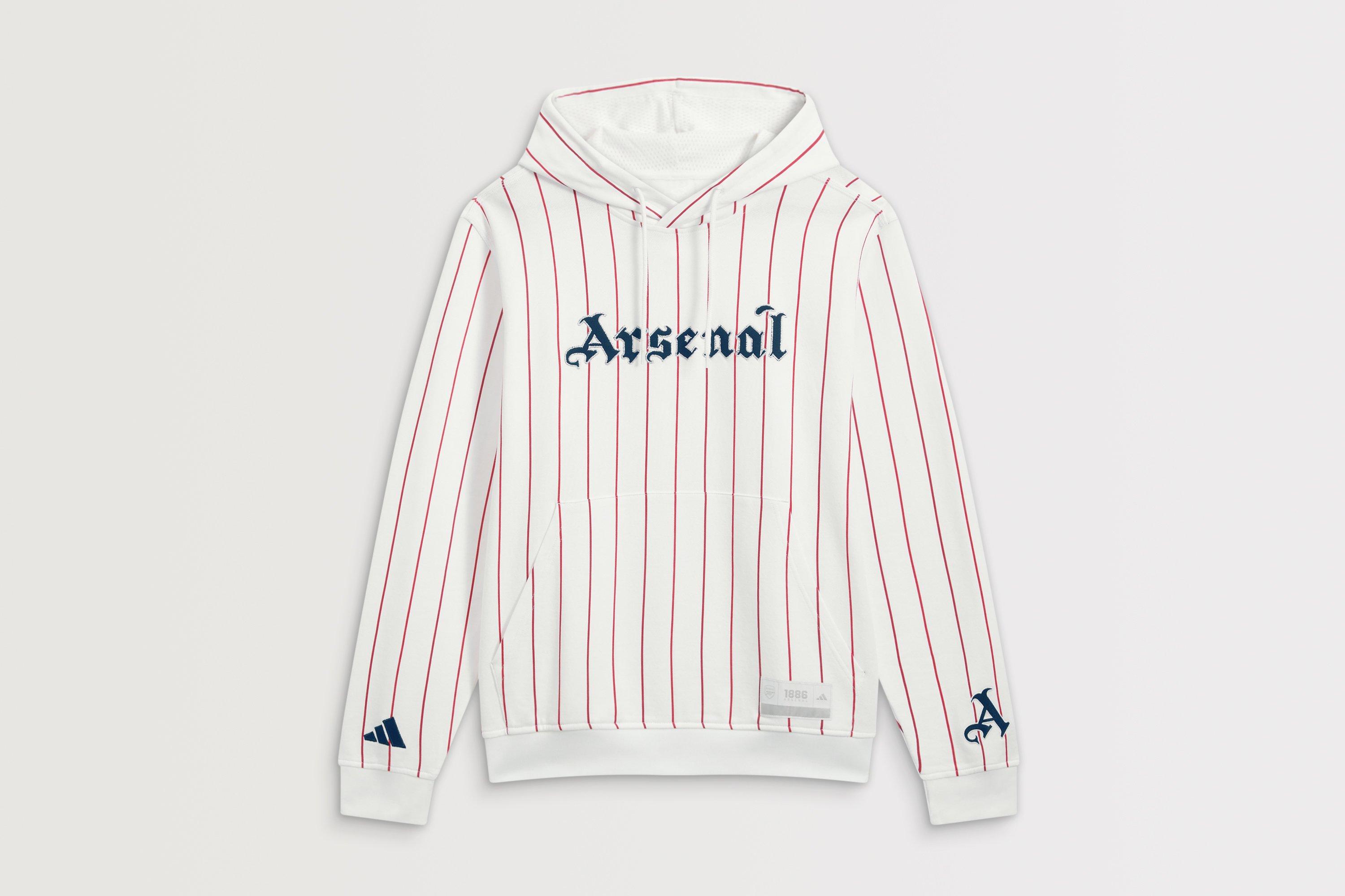 Arsenal adidas 25/26 White US Hoodie