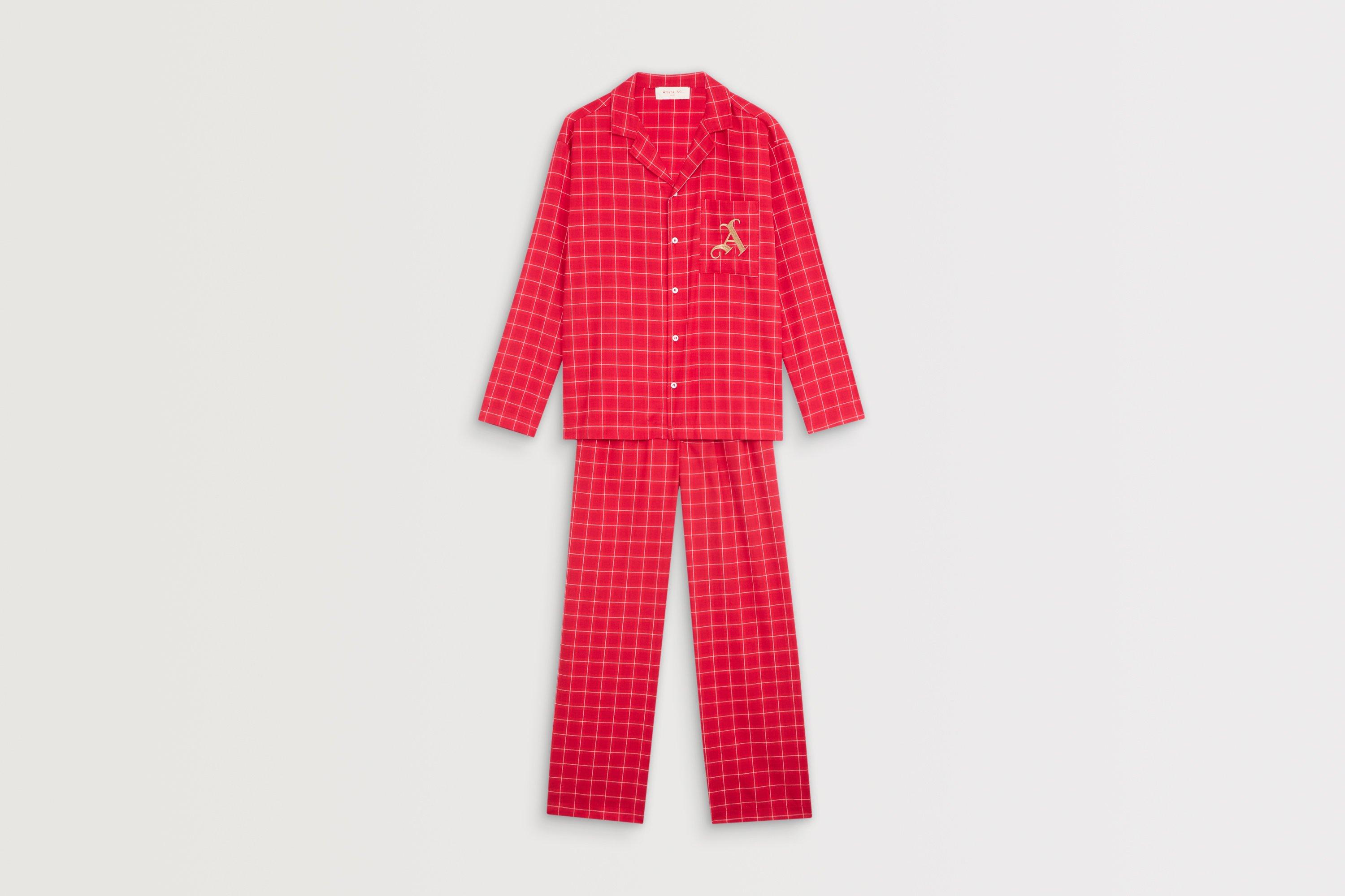 Arsenal Essentials Womens Premium Check Pyjama Set