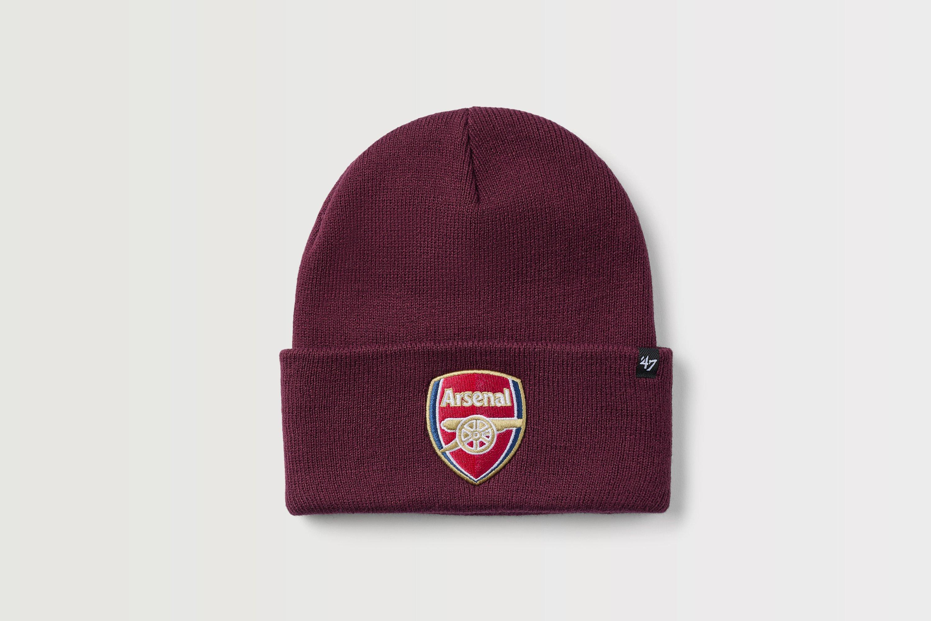 Arsenal 47 Burgundy Crest Beanie