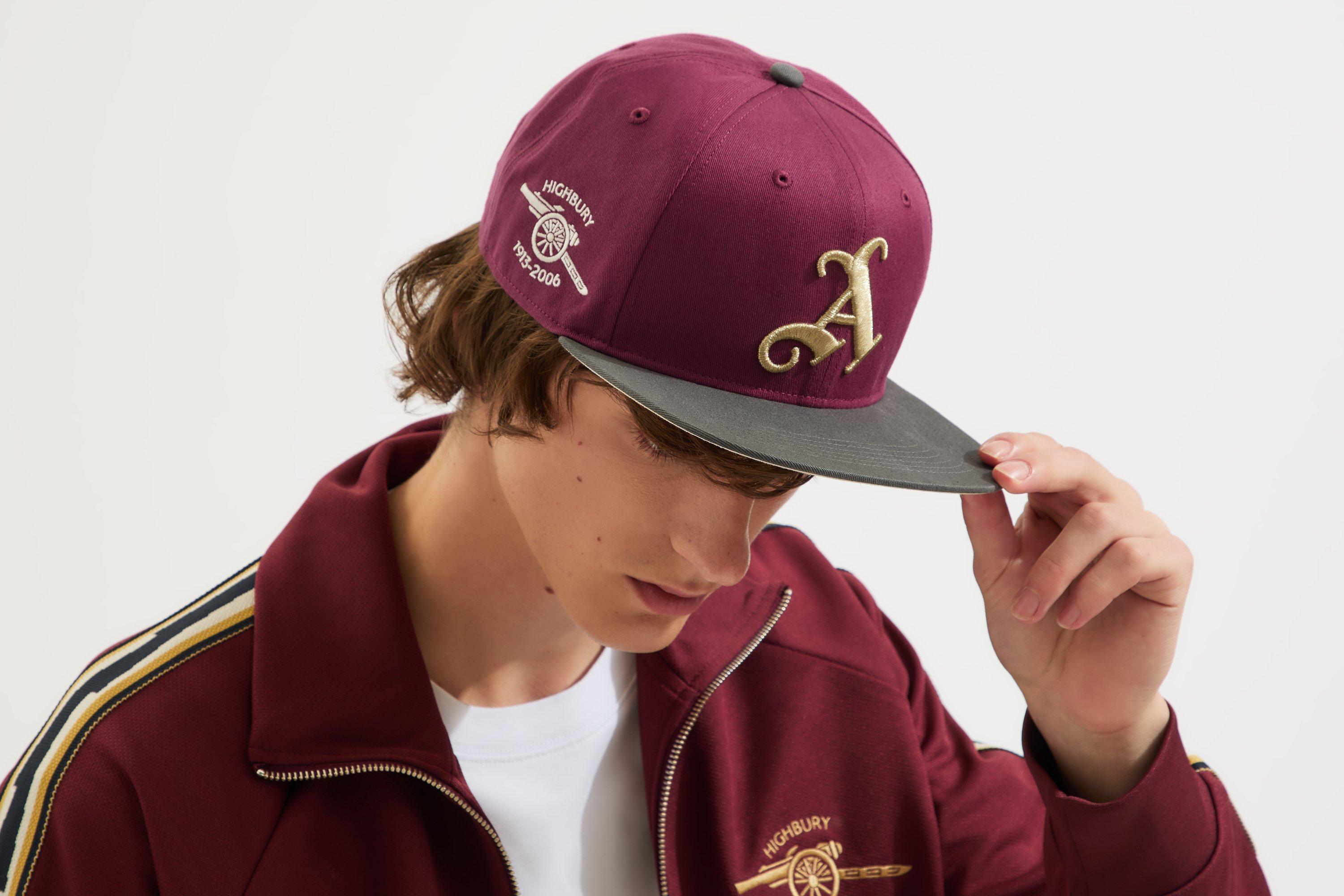 Arsenal 47 Burgundy Gothic A Captain Cap