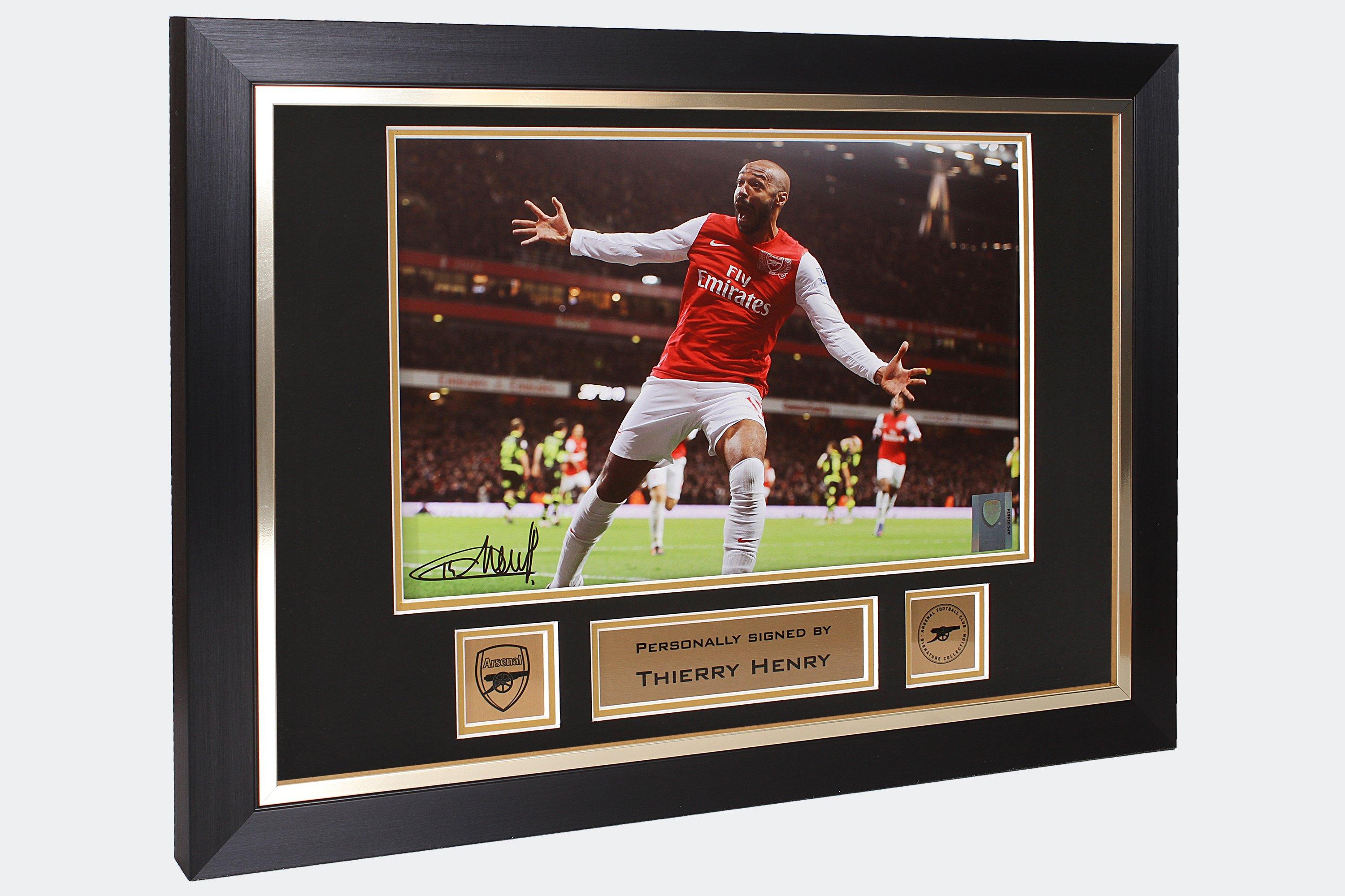Arsenal Henry Framed Signed Photo V Leeds 2012