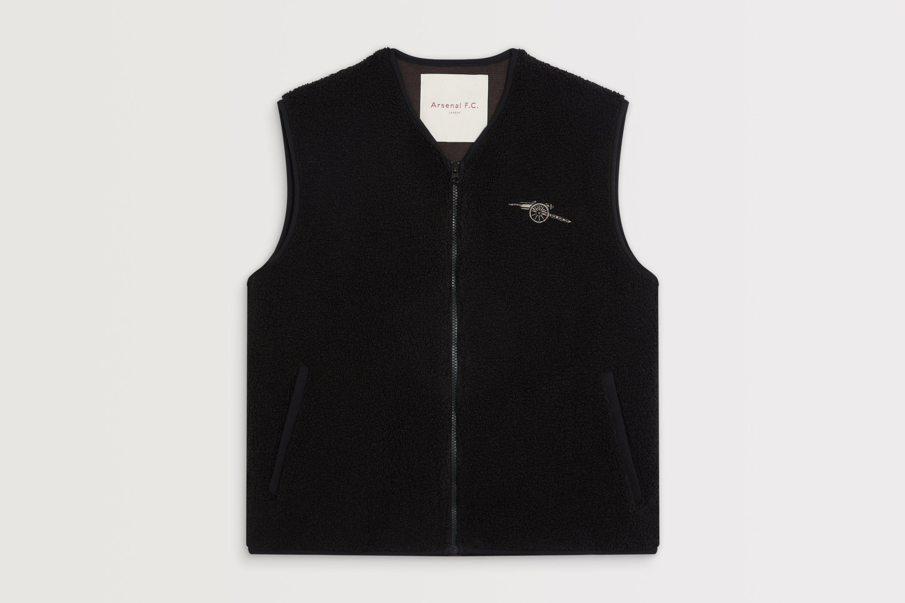 Arsenal Womens Holloway Social Club Black Gilet