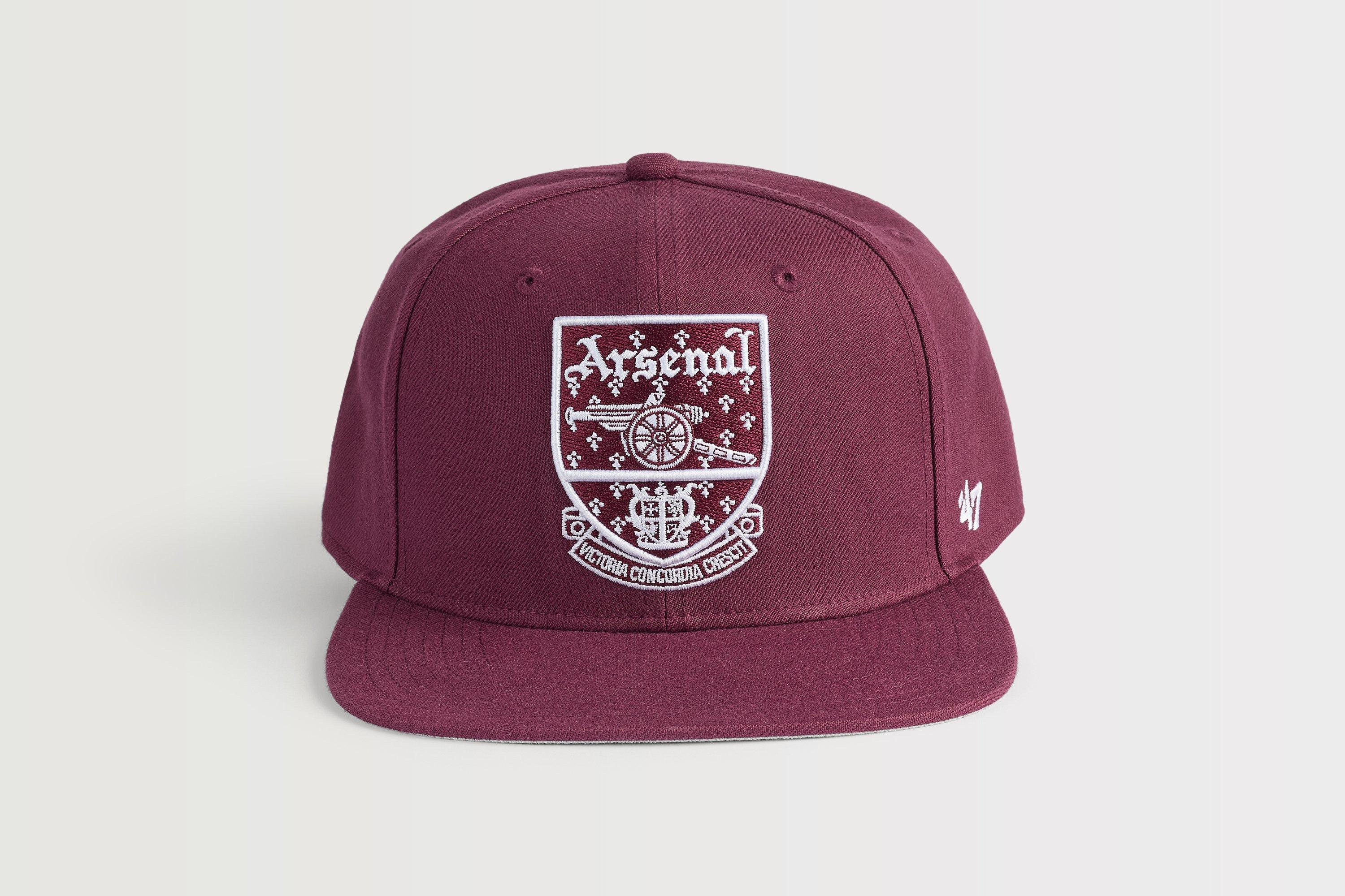 Arsenal 47 Burgundy Snapback Concordia Crest Cap