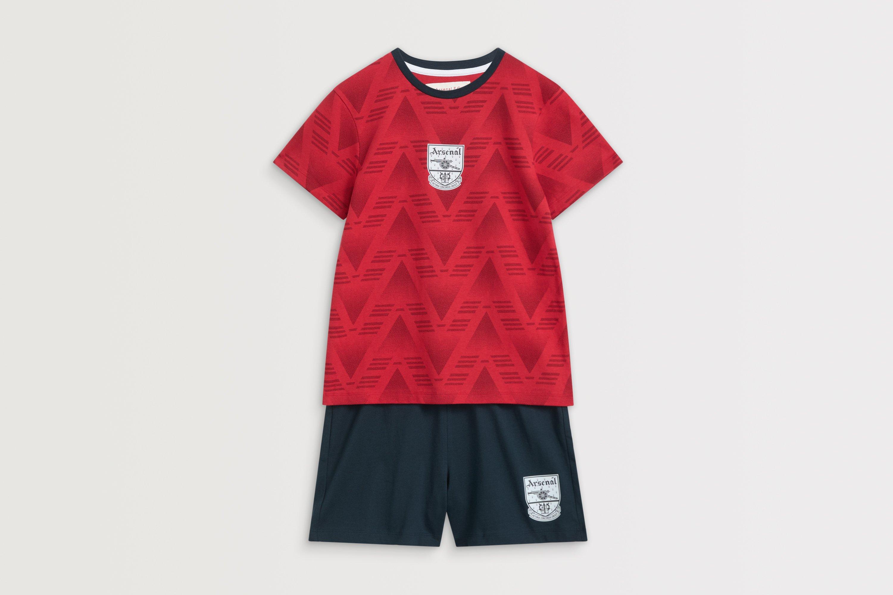 Arsenal Classics Kids Red Bruised Banana Pyjama Short Set