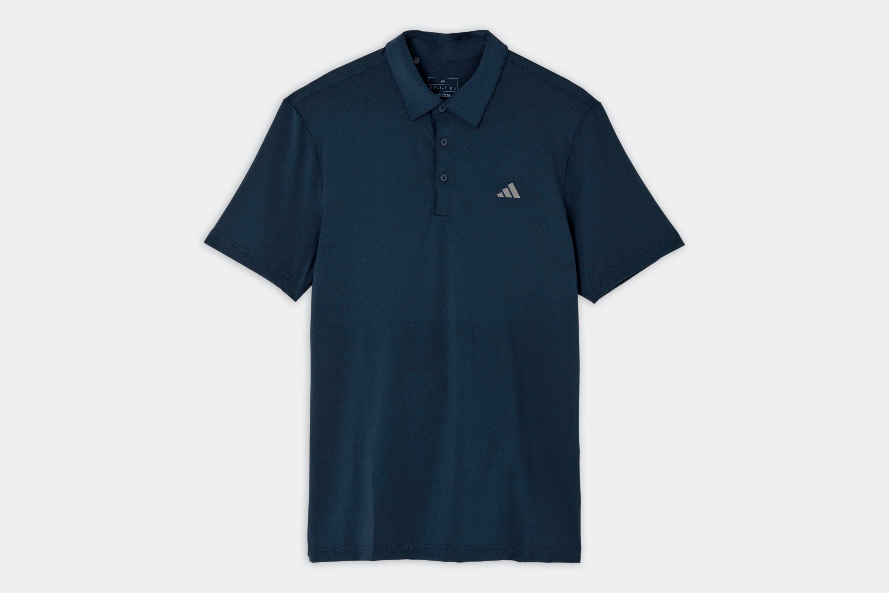Arsenal adidas Golf Navy Solid Polo Shirt