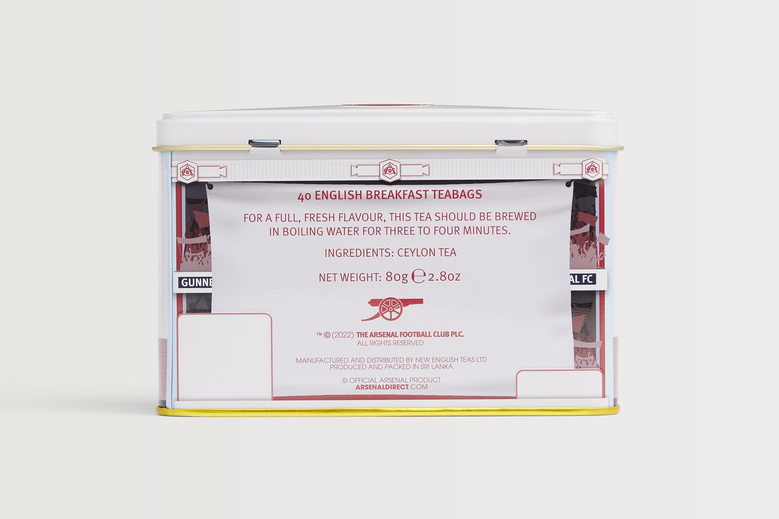 Arsenal Highbury Tin with Breakfast Tea