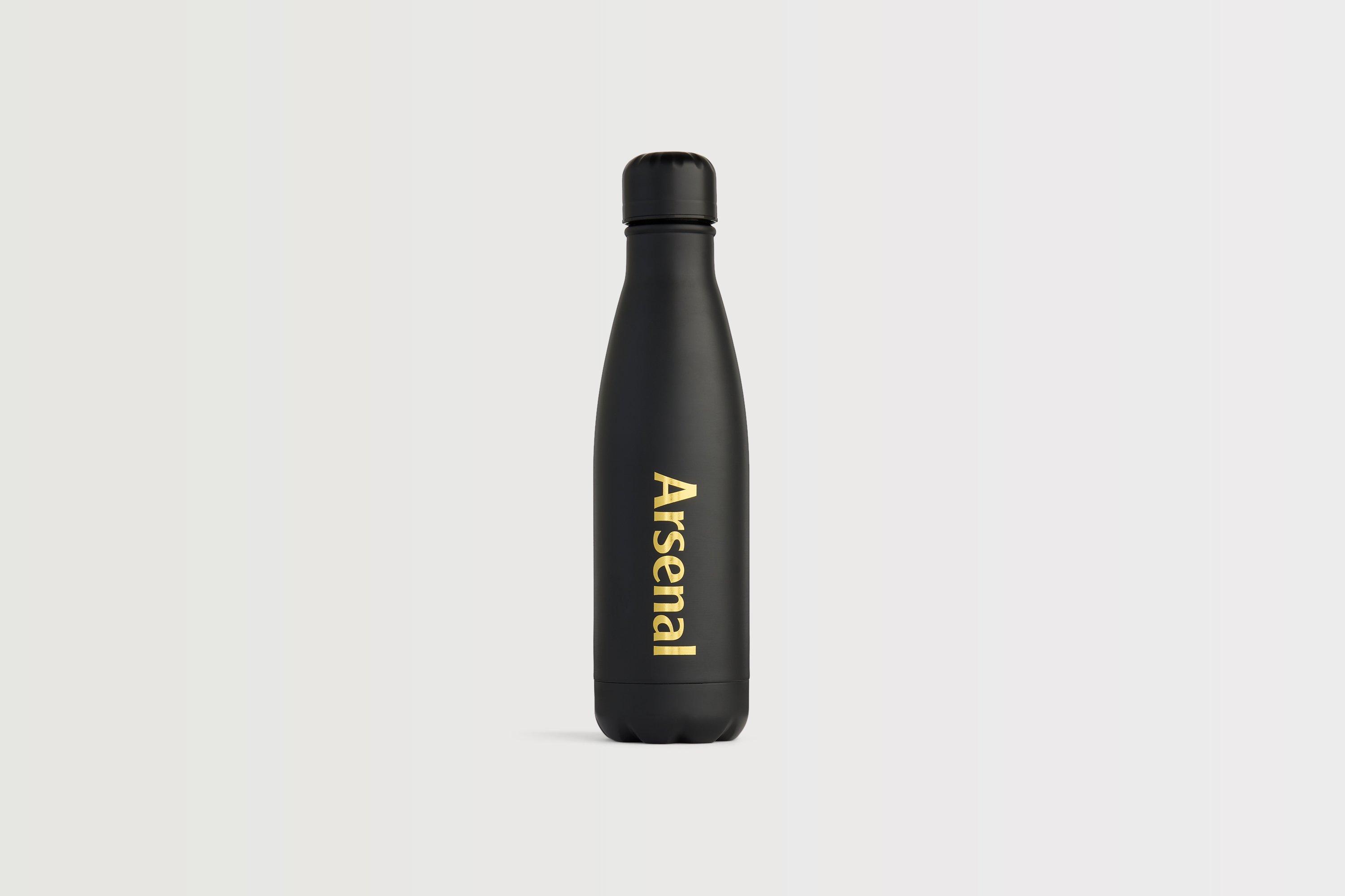 Arsenal 500ml Black Stainless Steel Thermal Bottle