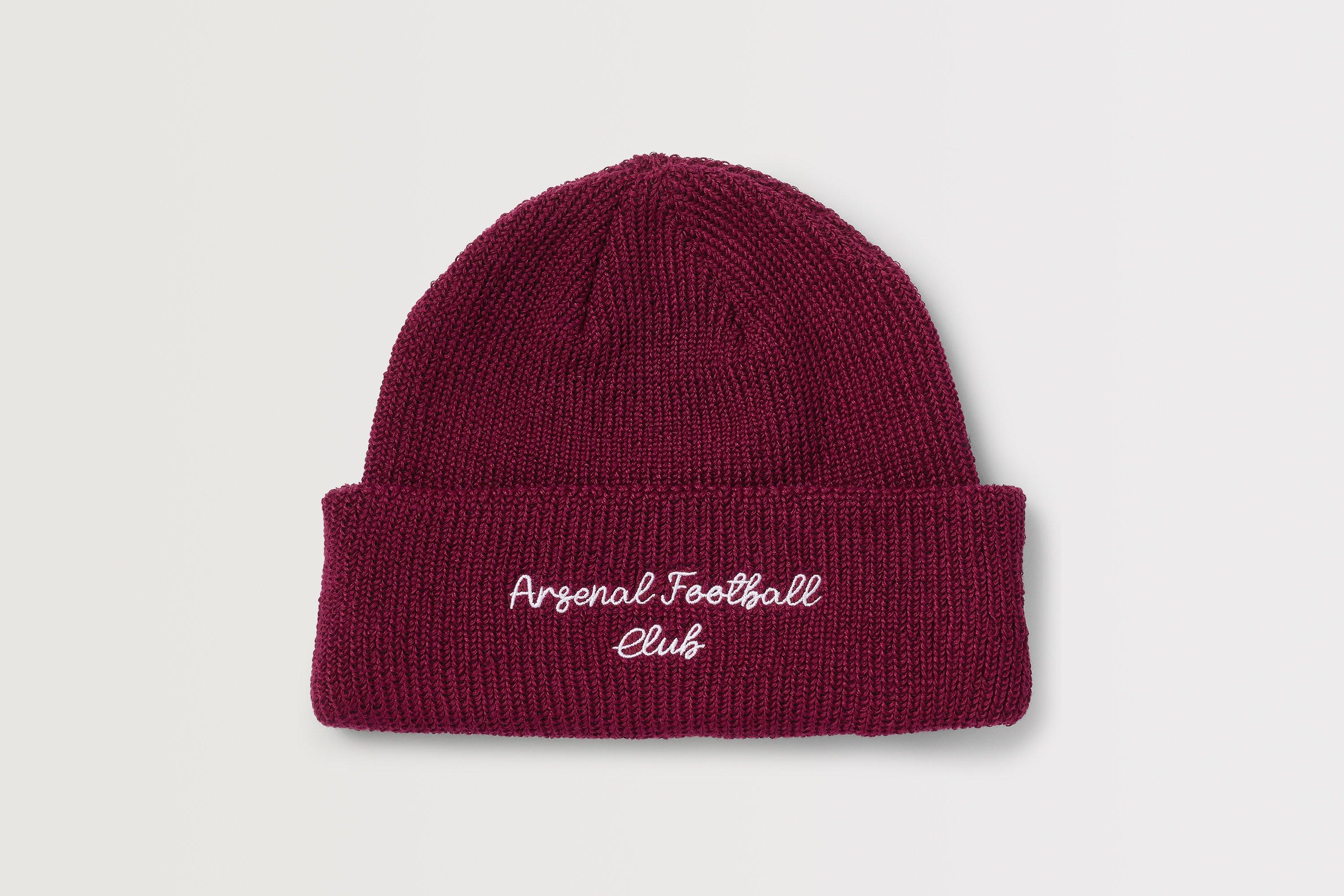 Arsenal 47 Burgundy Script Beanie