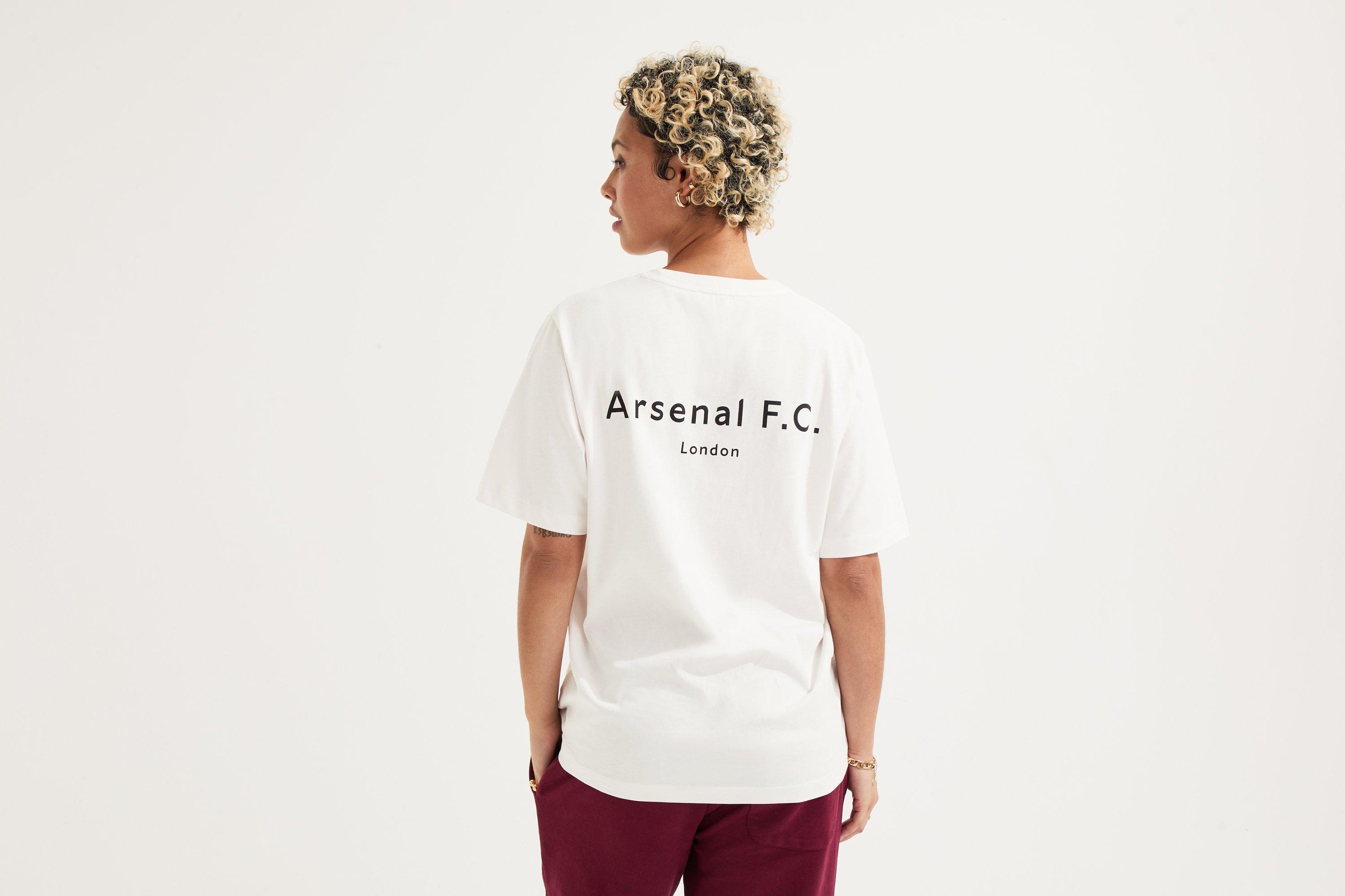 Arsenal Womens Essentials White Chapman T-Shirt