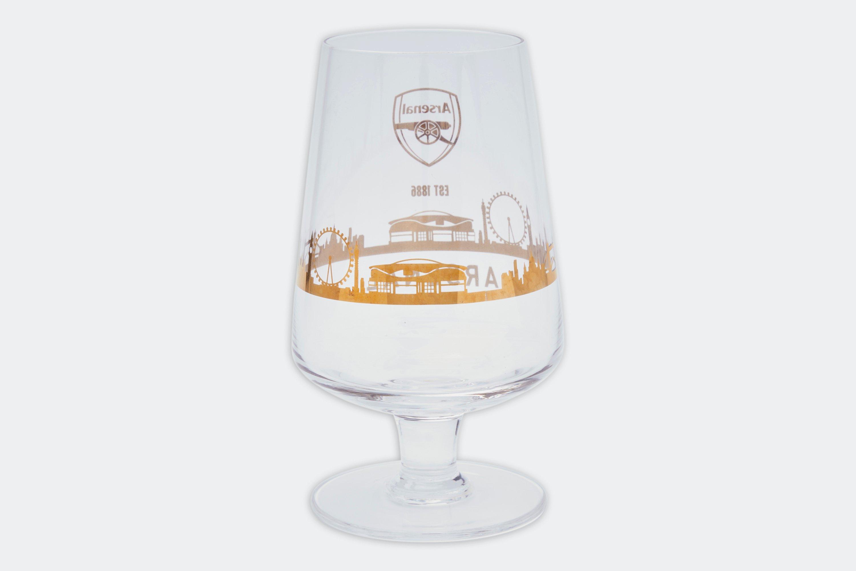 Arsenal Skyline Chalice Glass