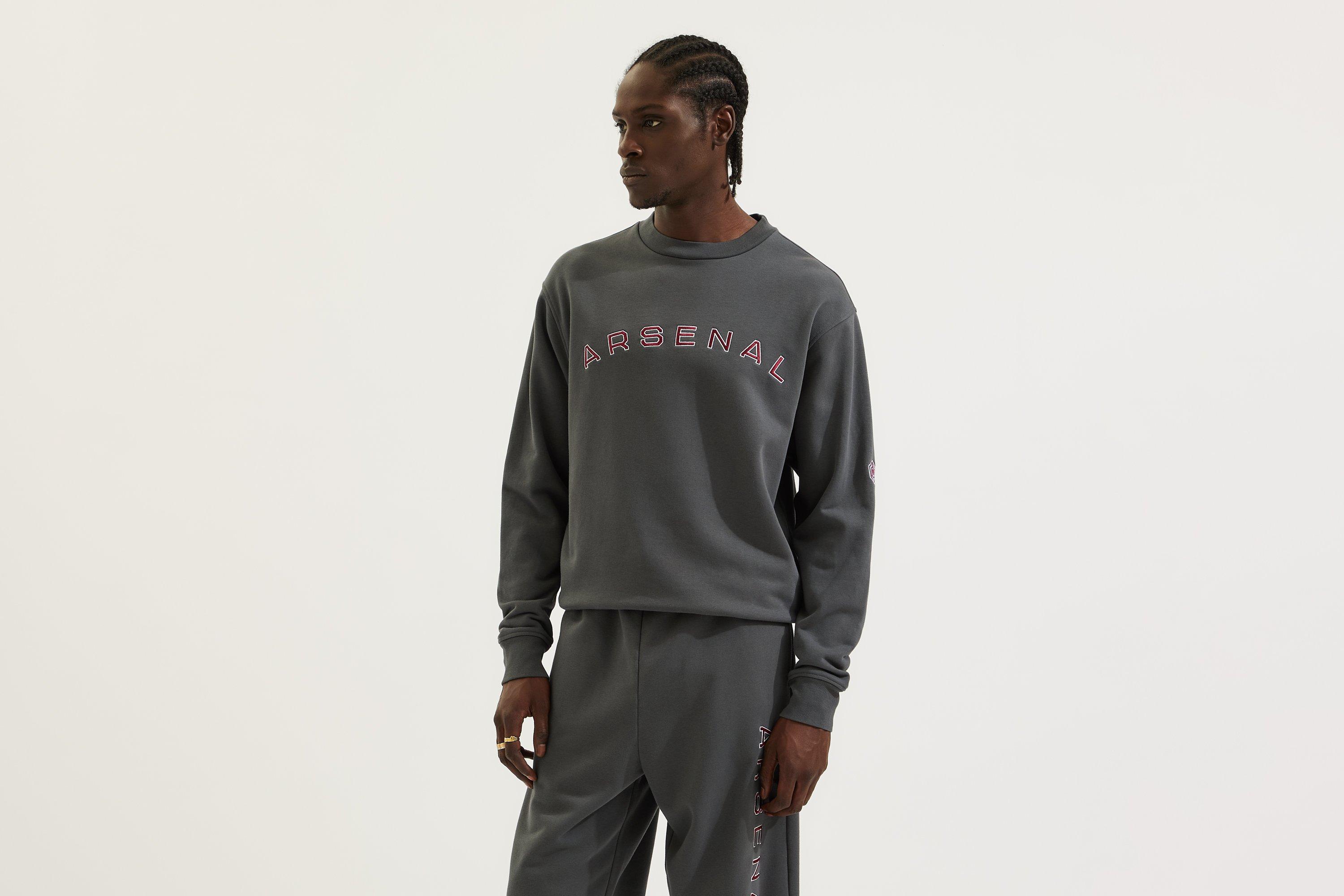 Arsenal Classics Grey Stadium Sweatshirt