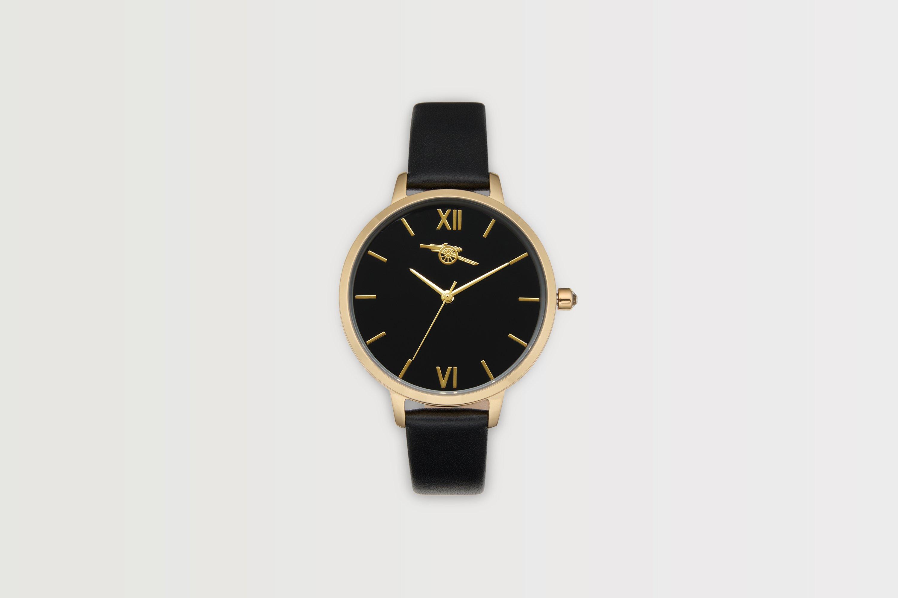 Arsenal Retro Cannon Leather Strap Watch