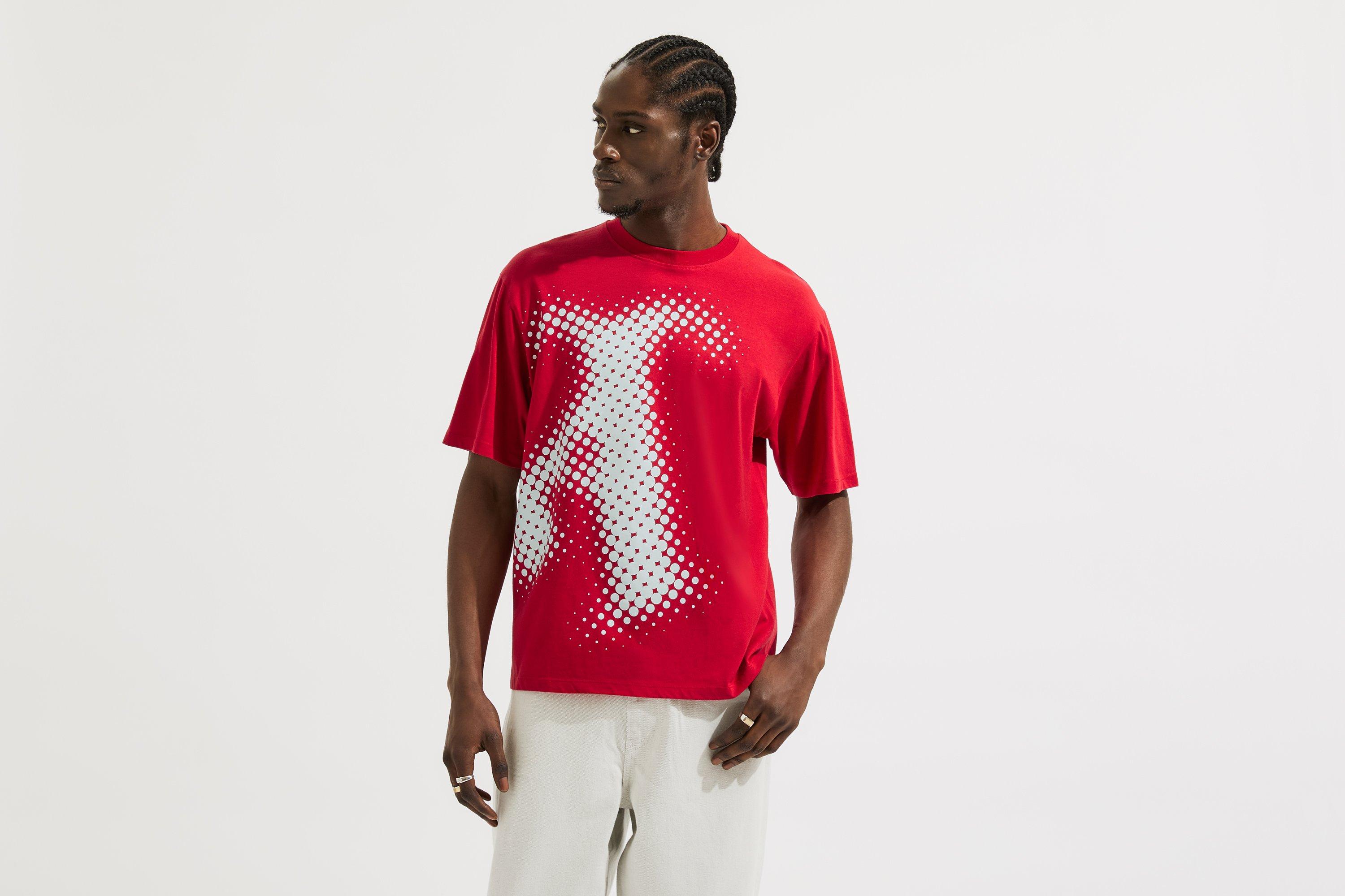Arsenal Half Tone T-Shirt in Red