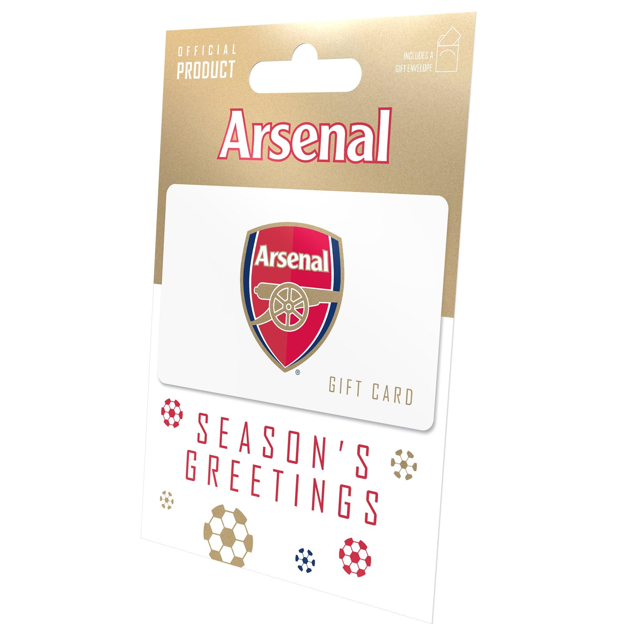 Arsenal Seasons Greetings Gift Card 100