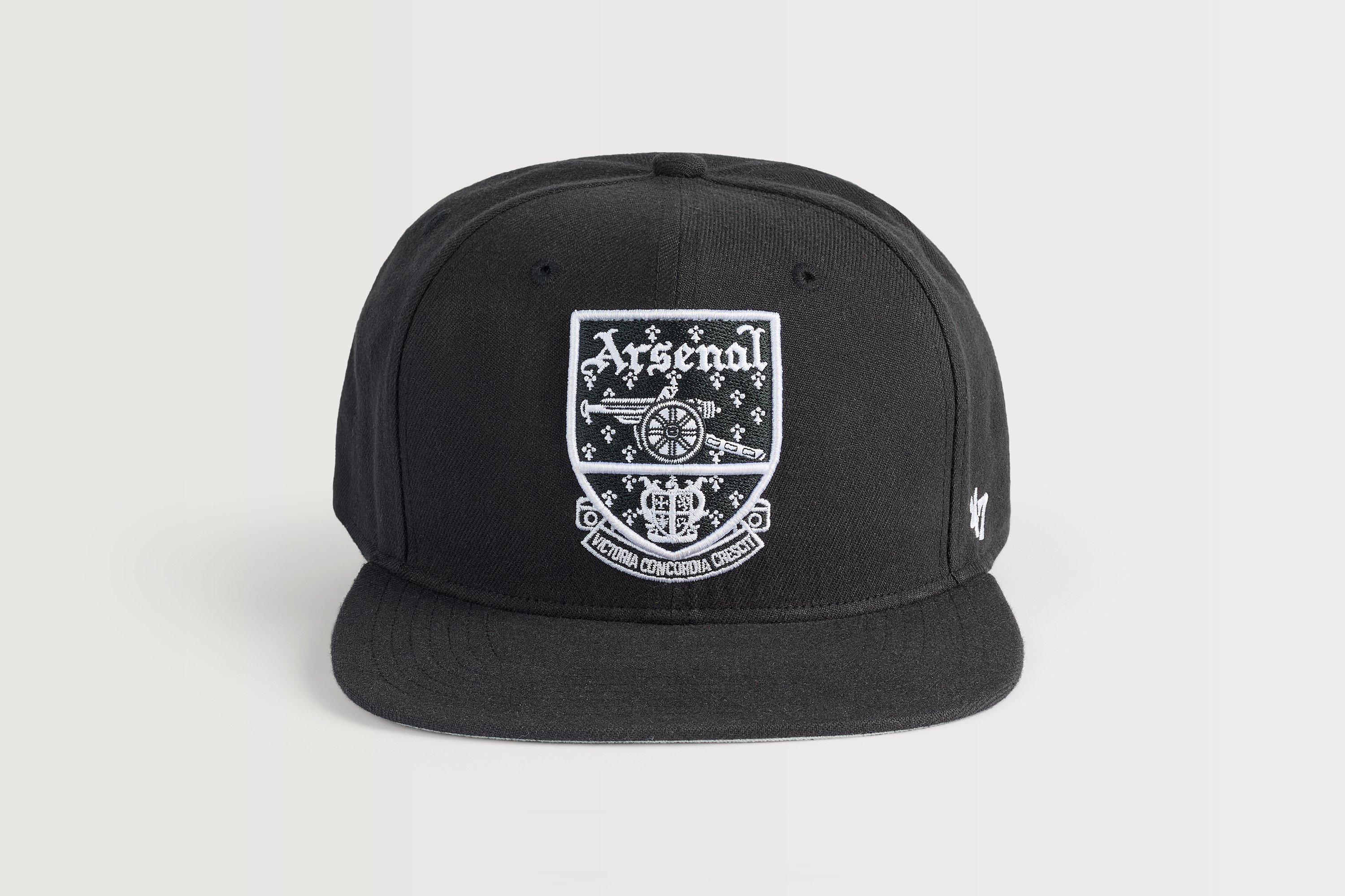 Arsenal 47 Black Snapback Concordia Crest Cap