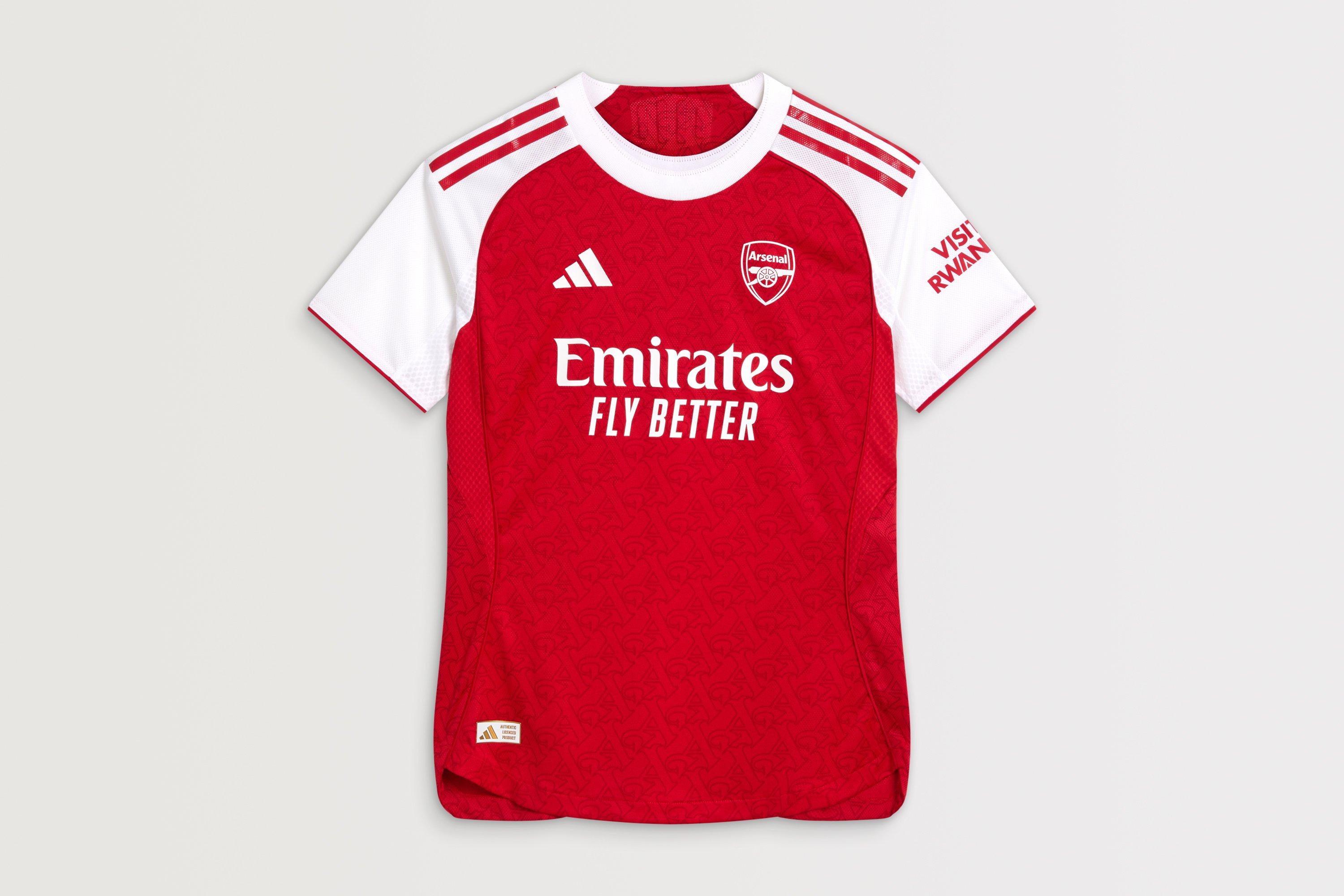 Arsenal adidas Womens UWCL Champions Authentic Home Shirt