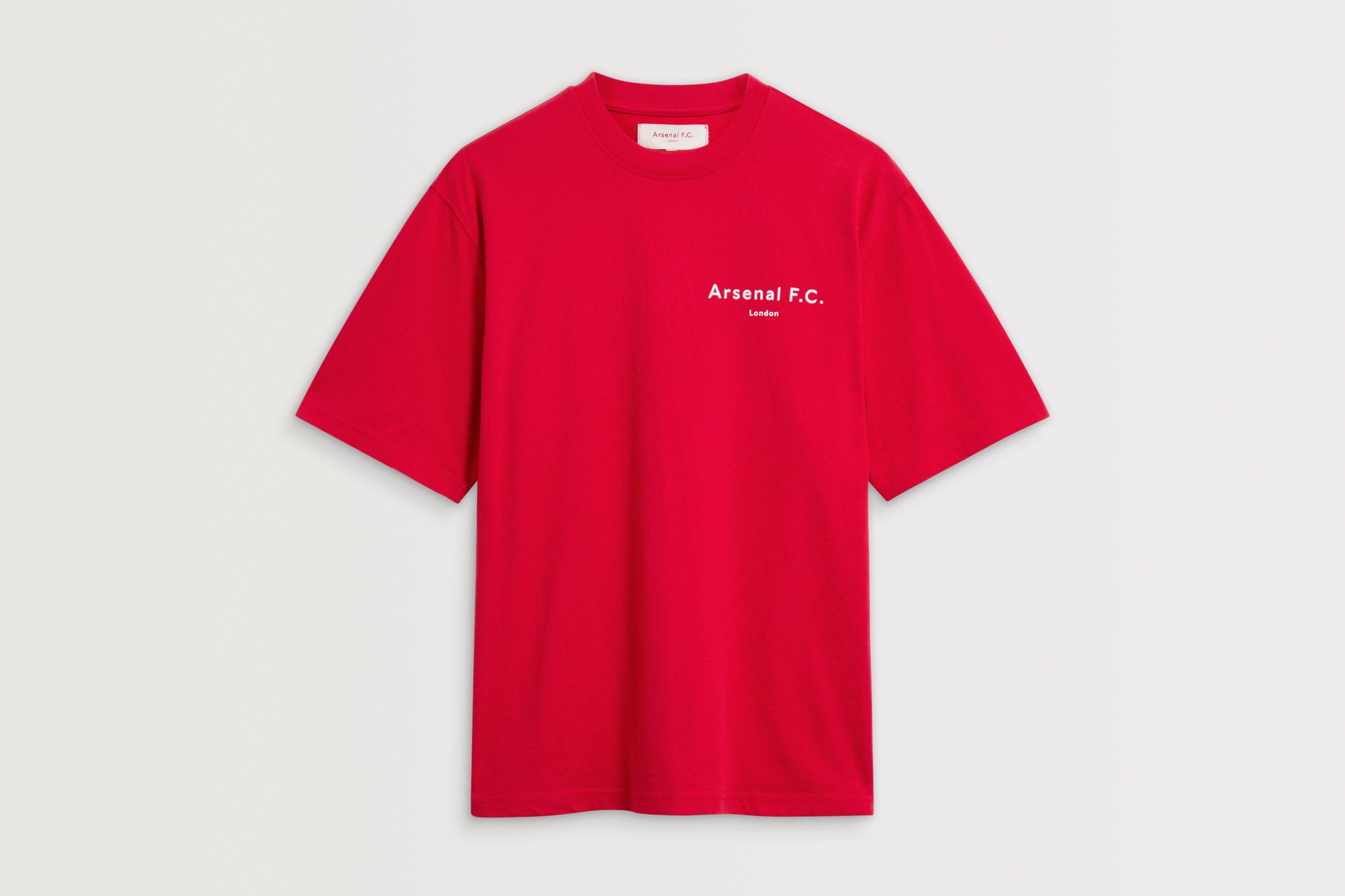 Arsenal Unisex Chapman T-Shirt in Red