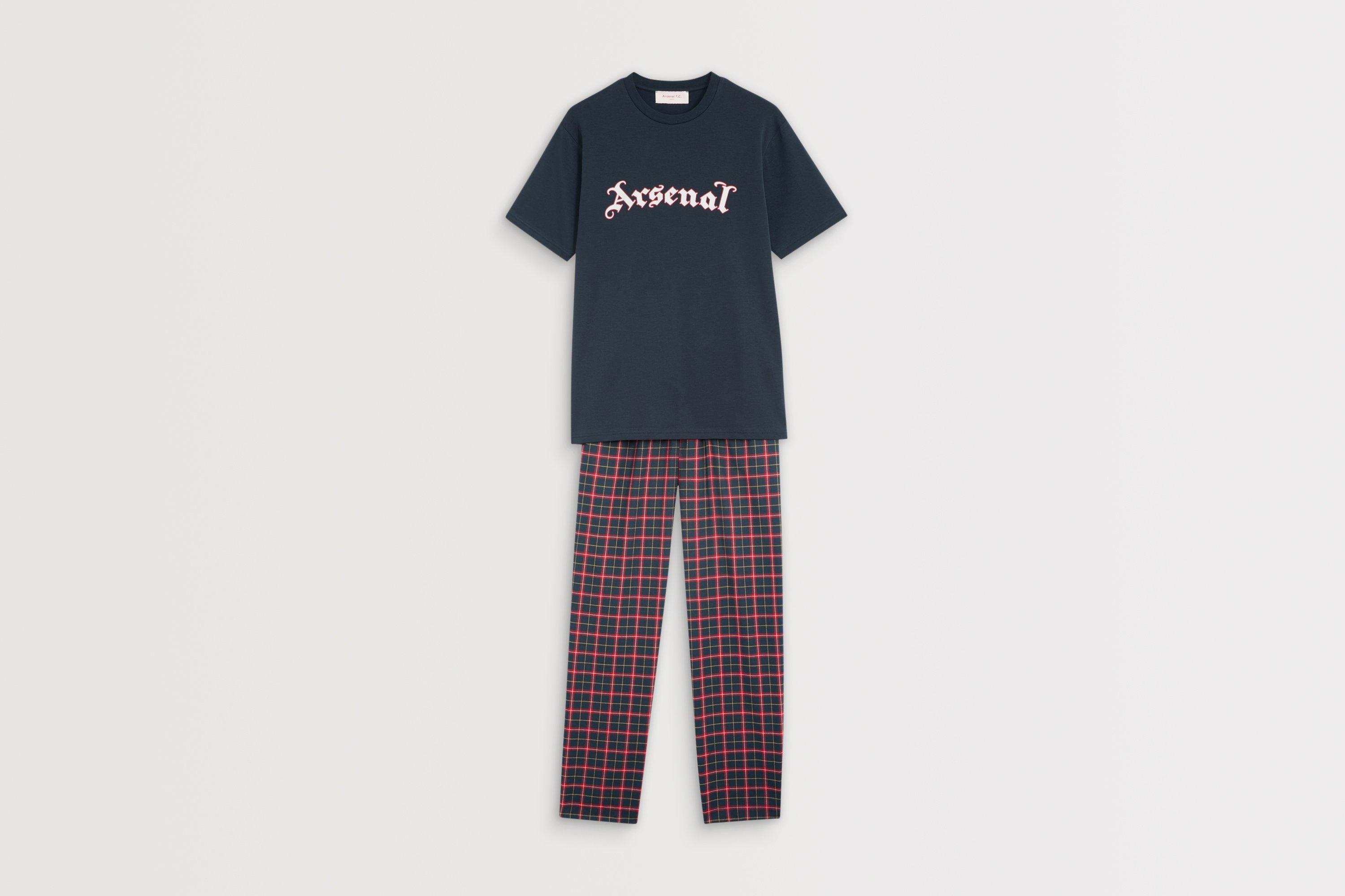 Arsenal Essentials Gothic Check Pyjama Set