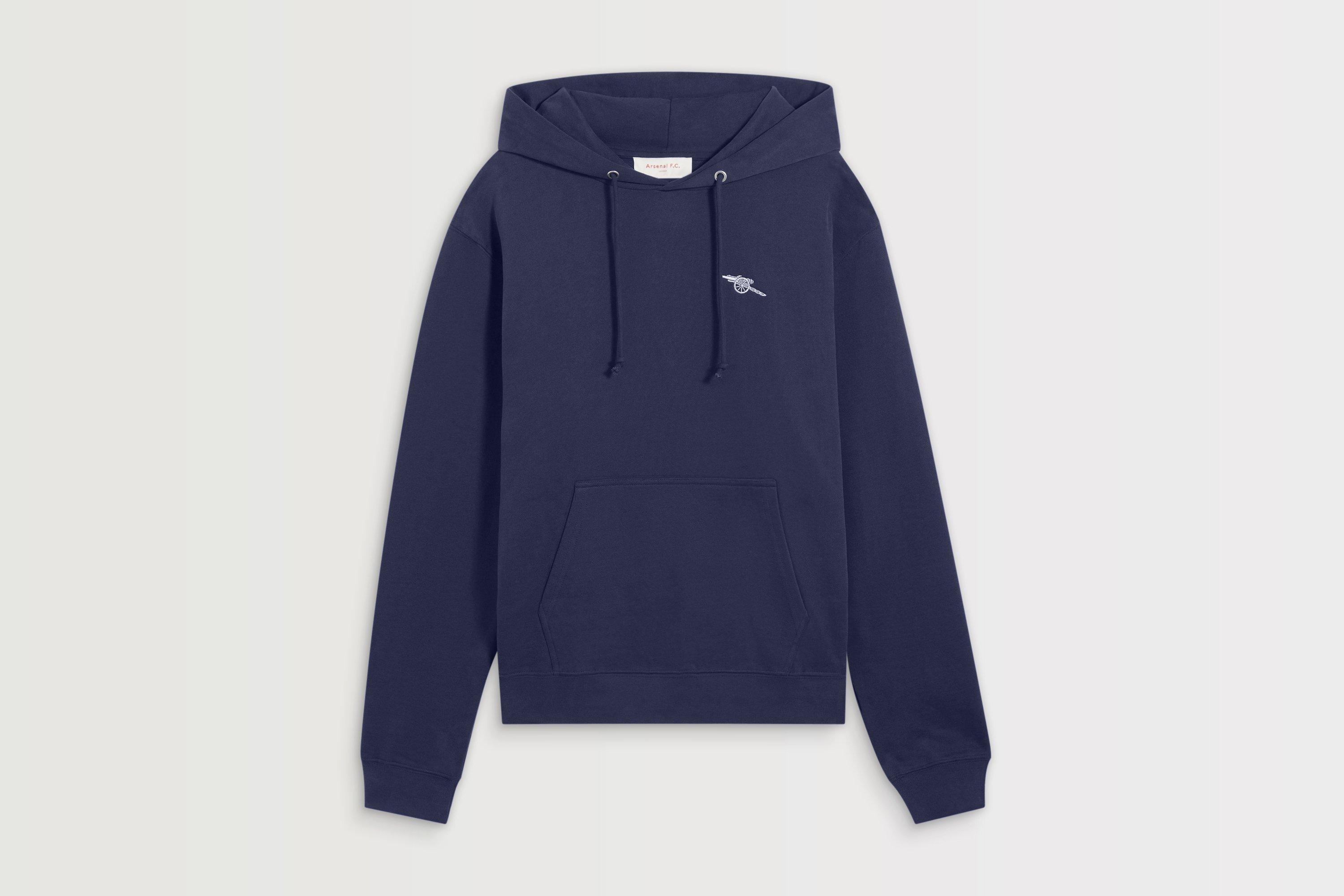 Arsenal Essentials Navy Cannon Hoodie