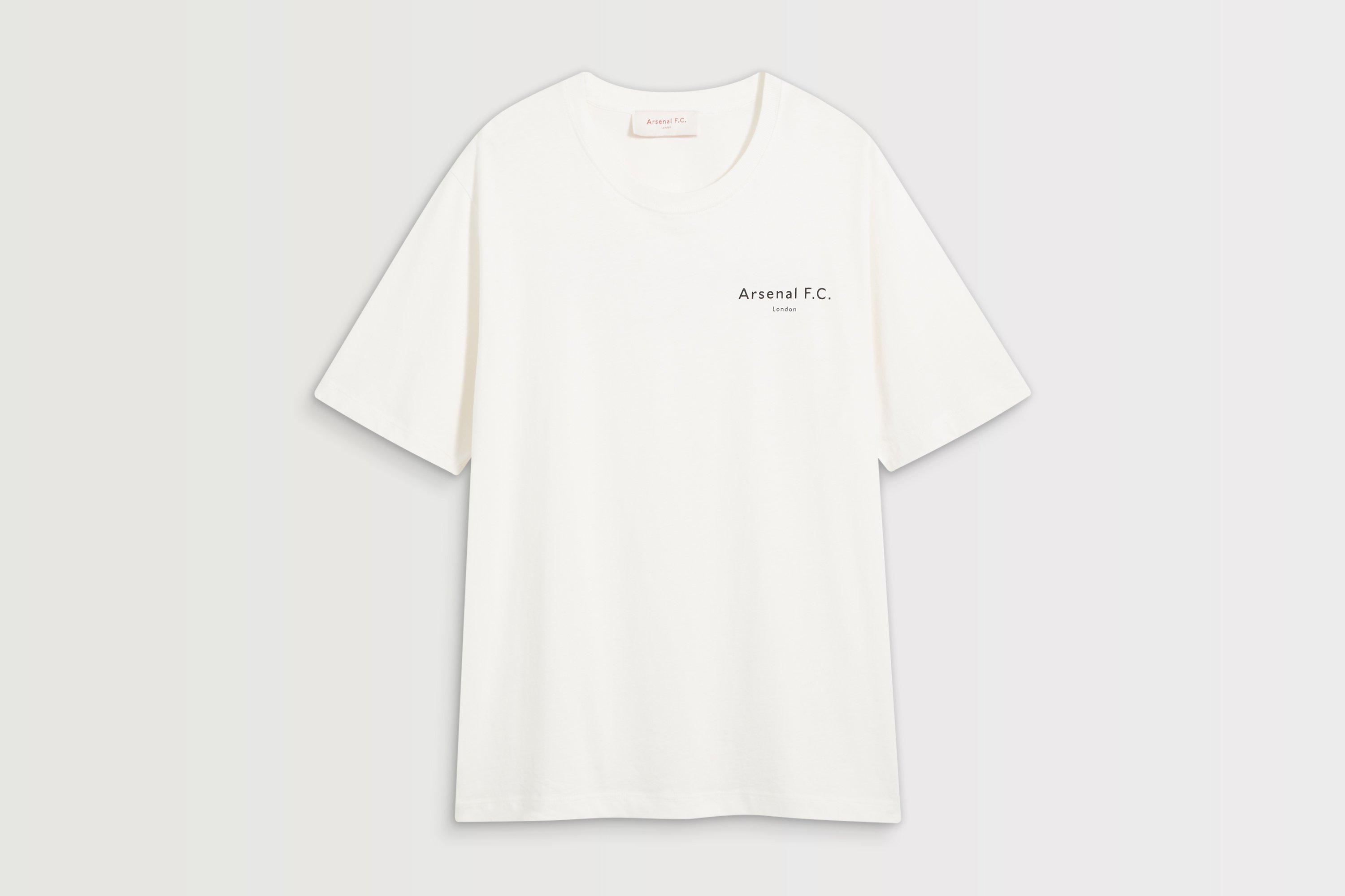 Arsenal Womens Essentials White Chapman T-Shirt