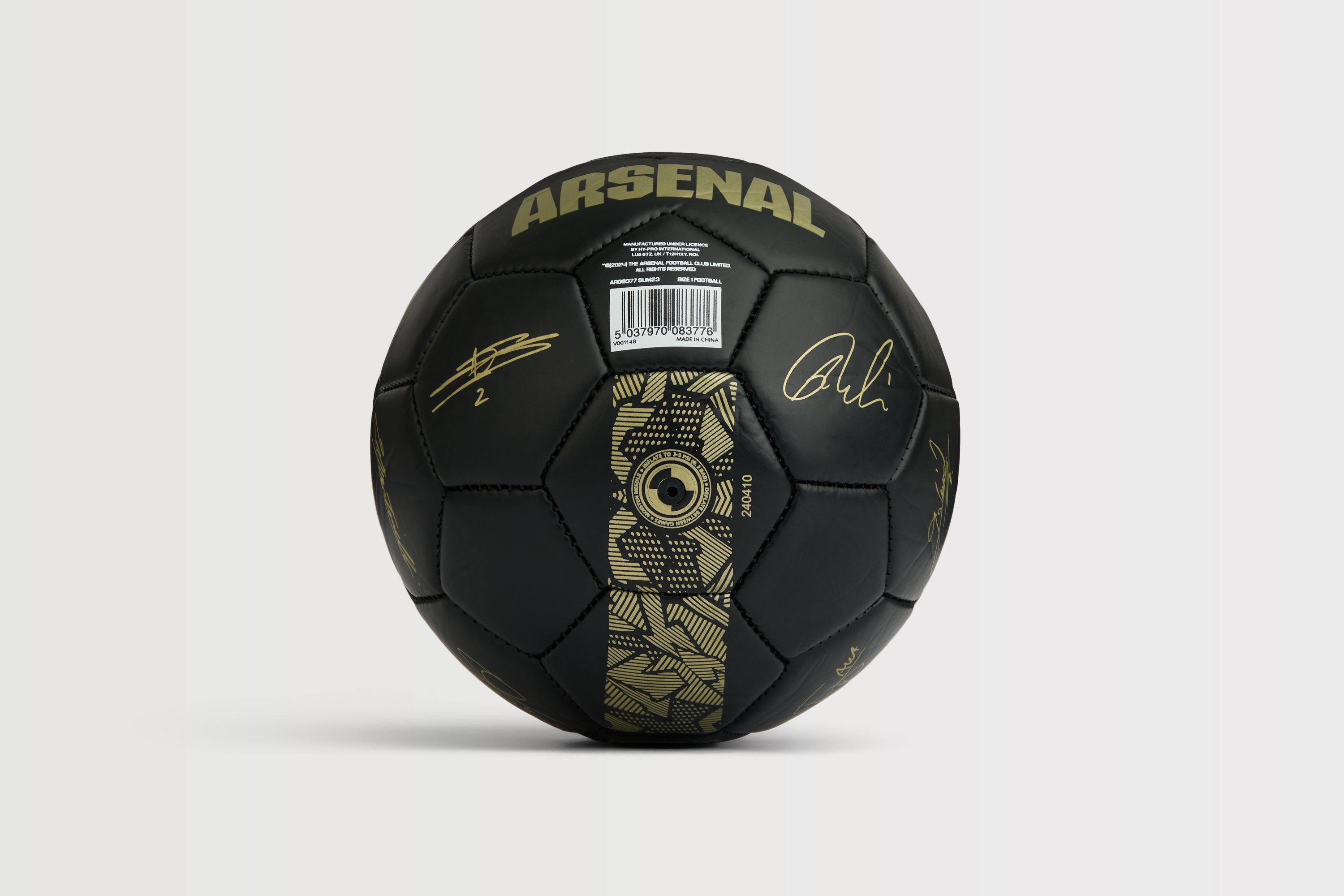 Arsenal 23/24 Size 1 Black Signature Football