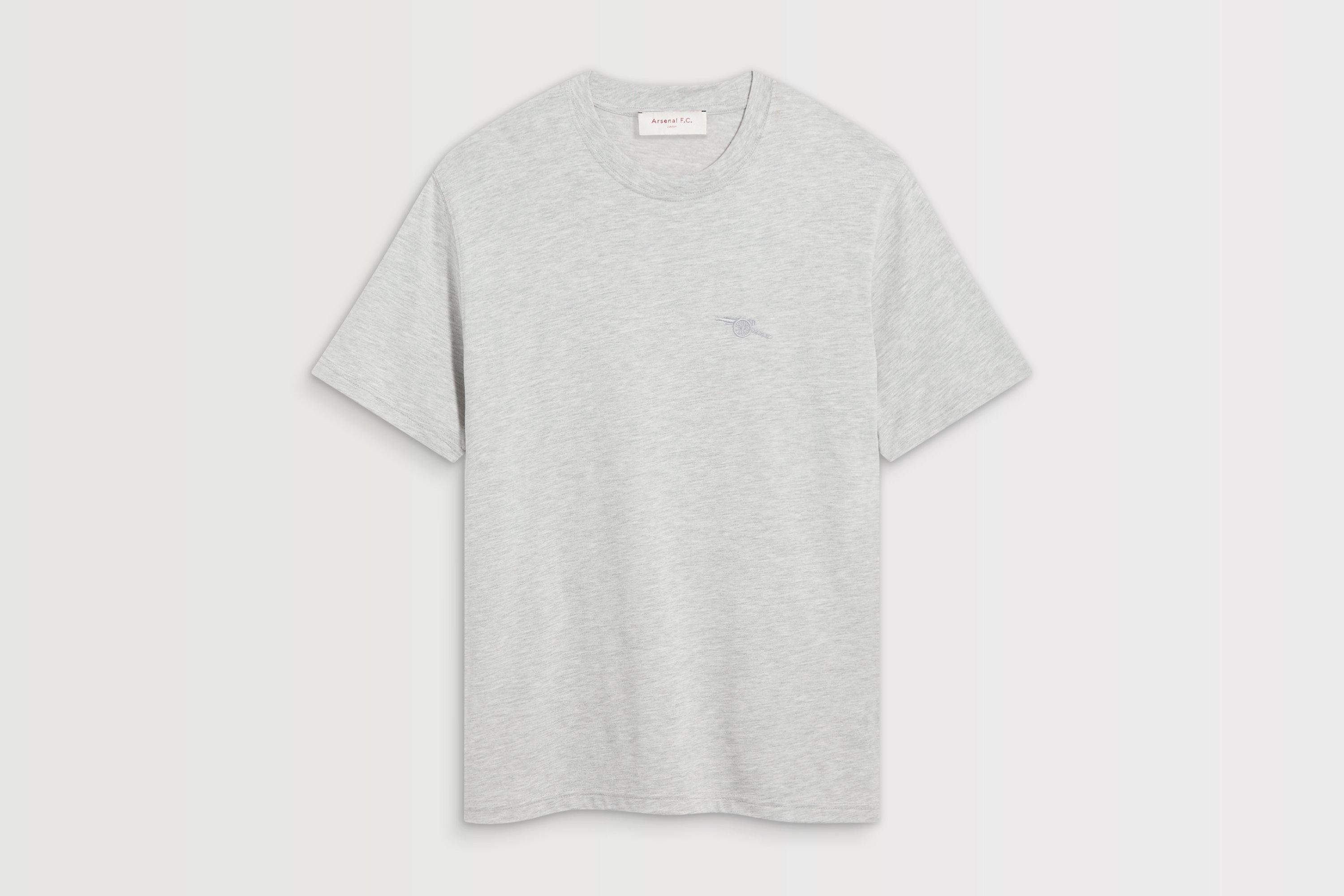 Arsenal Essentials Grey Cannon T-Shirt