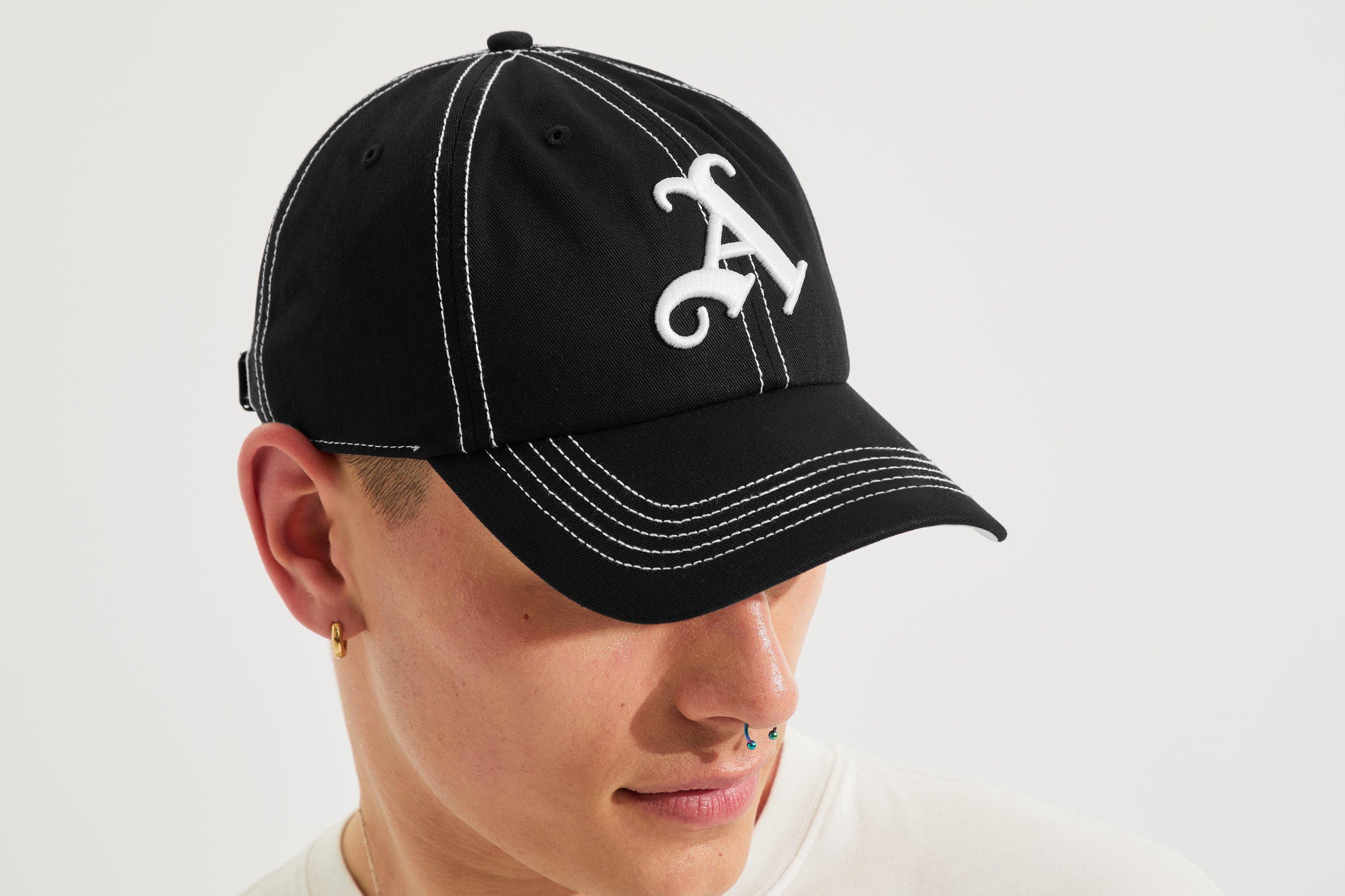  Arsenal 47 Black Gothic A Contrast Stitch Cap