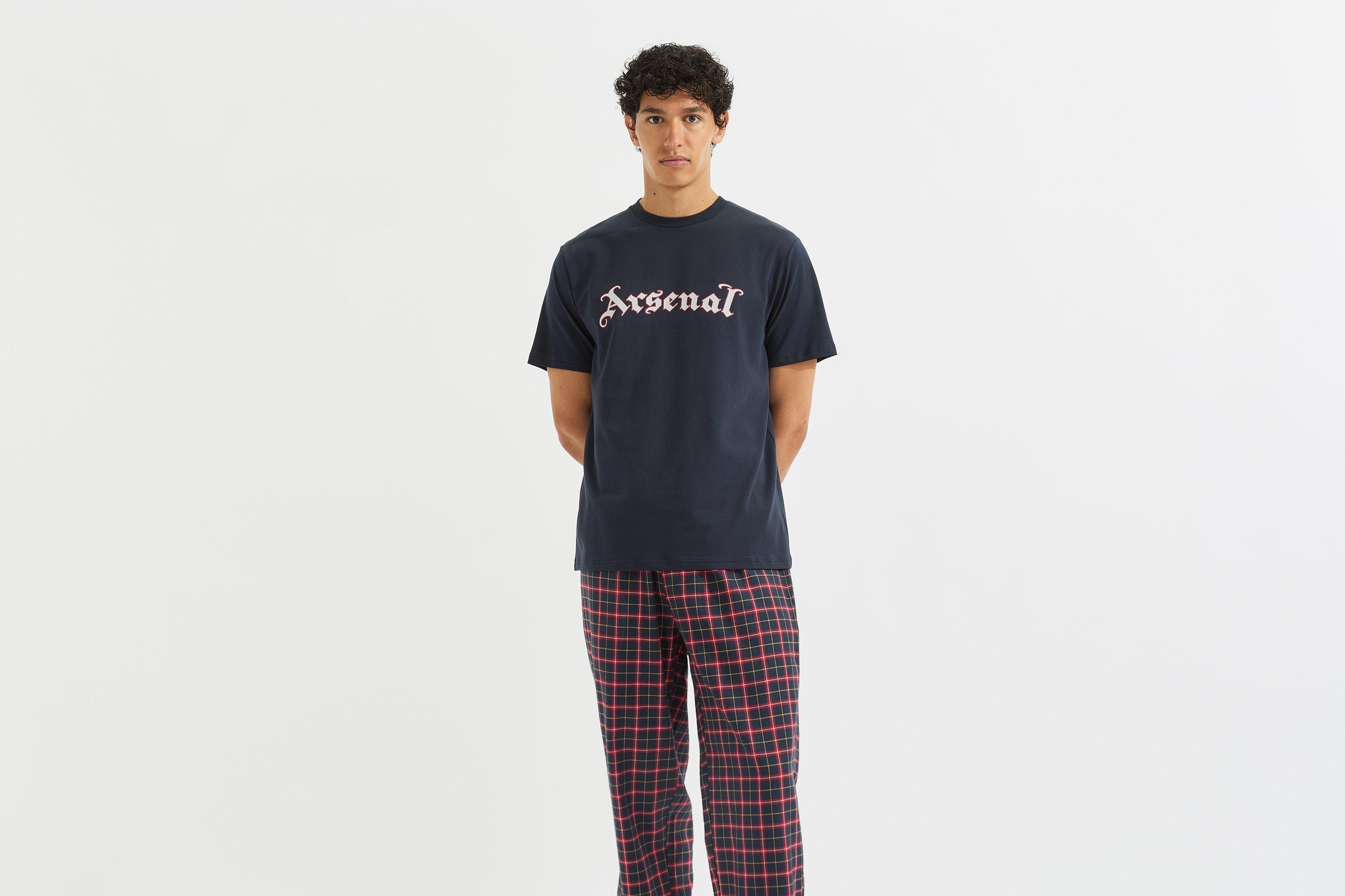 Arsenal Essentials Gothic Check Pyjama Set
