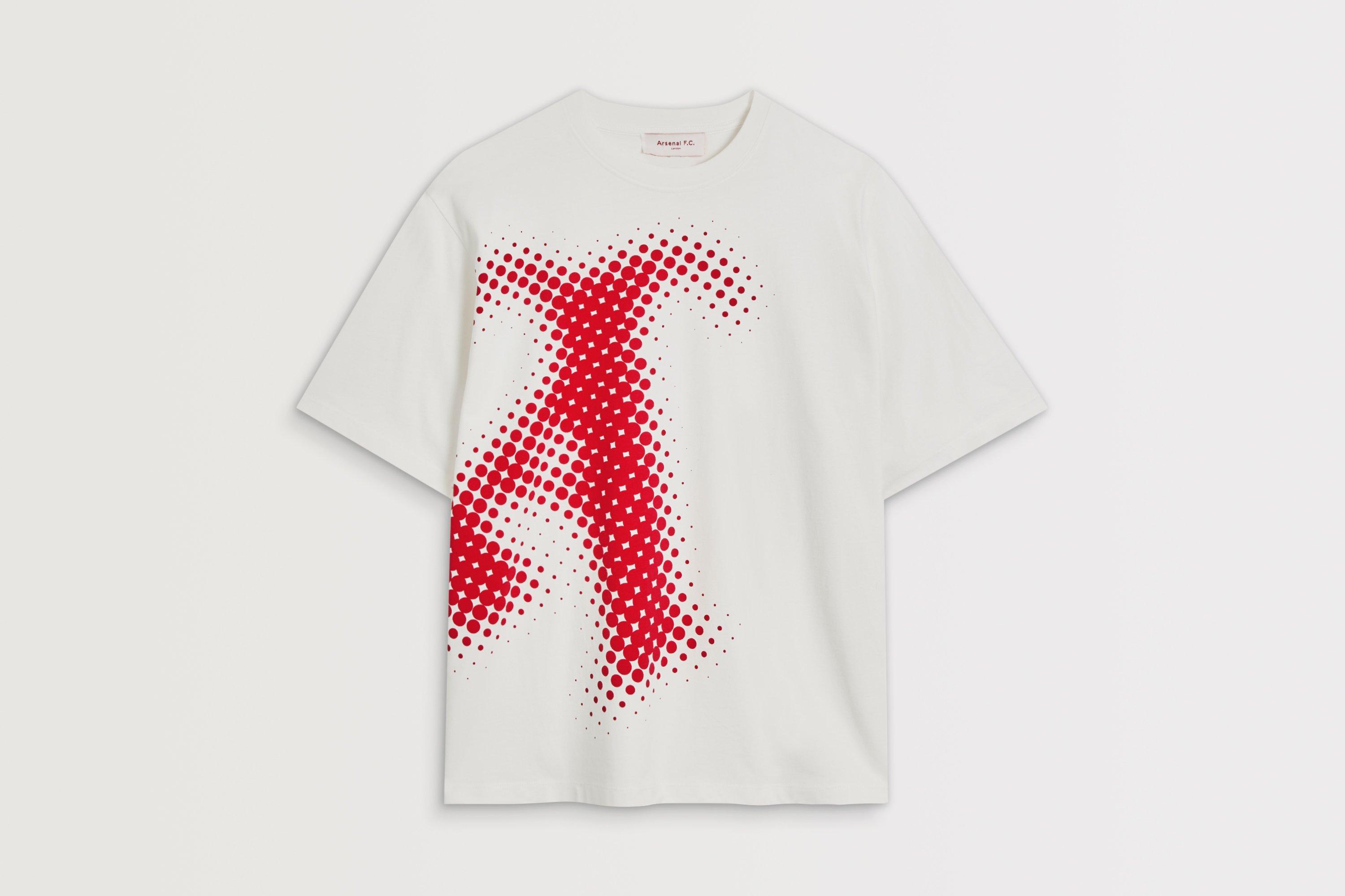Arsenal Half Tone T-Shirt in White