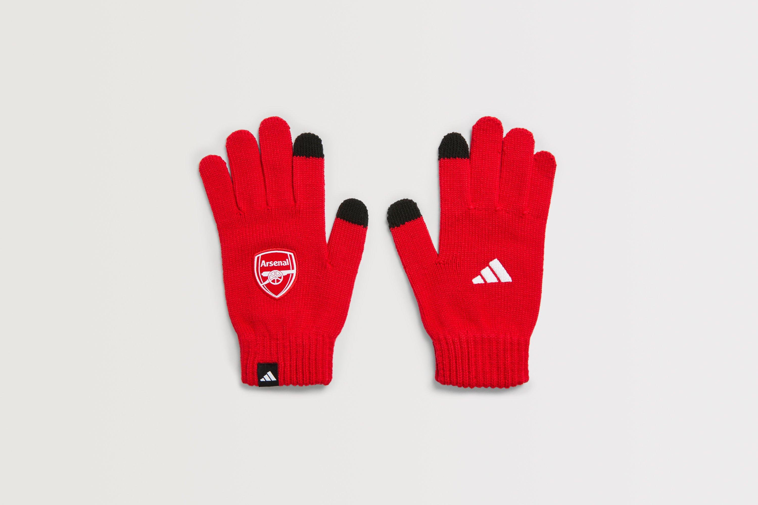 Arsenal adidas 25/26 Home Knitted Gloves