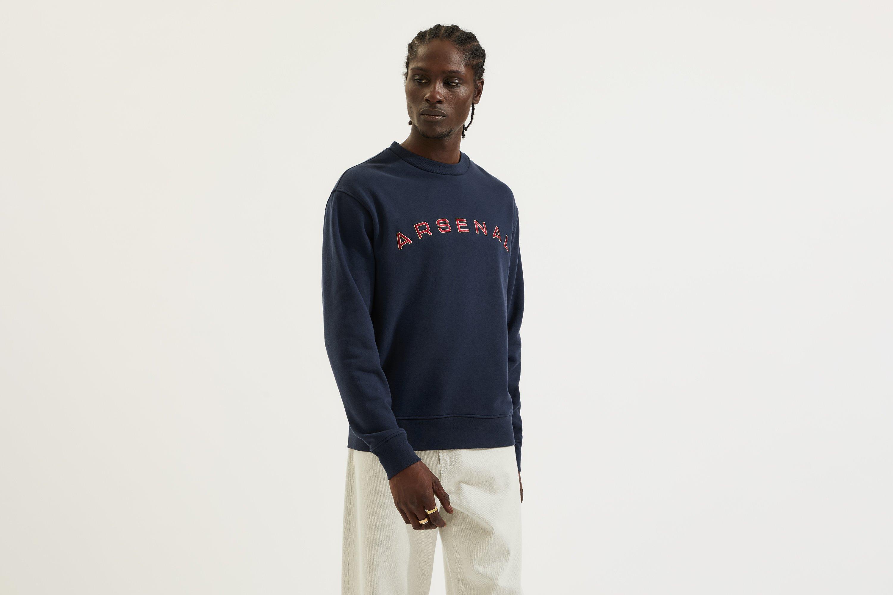 Arsenal Classics Navy Stadium Sweatshirt