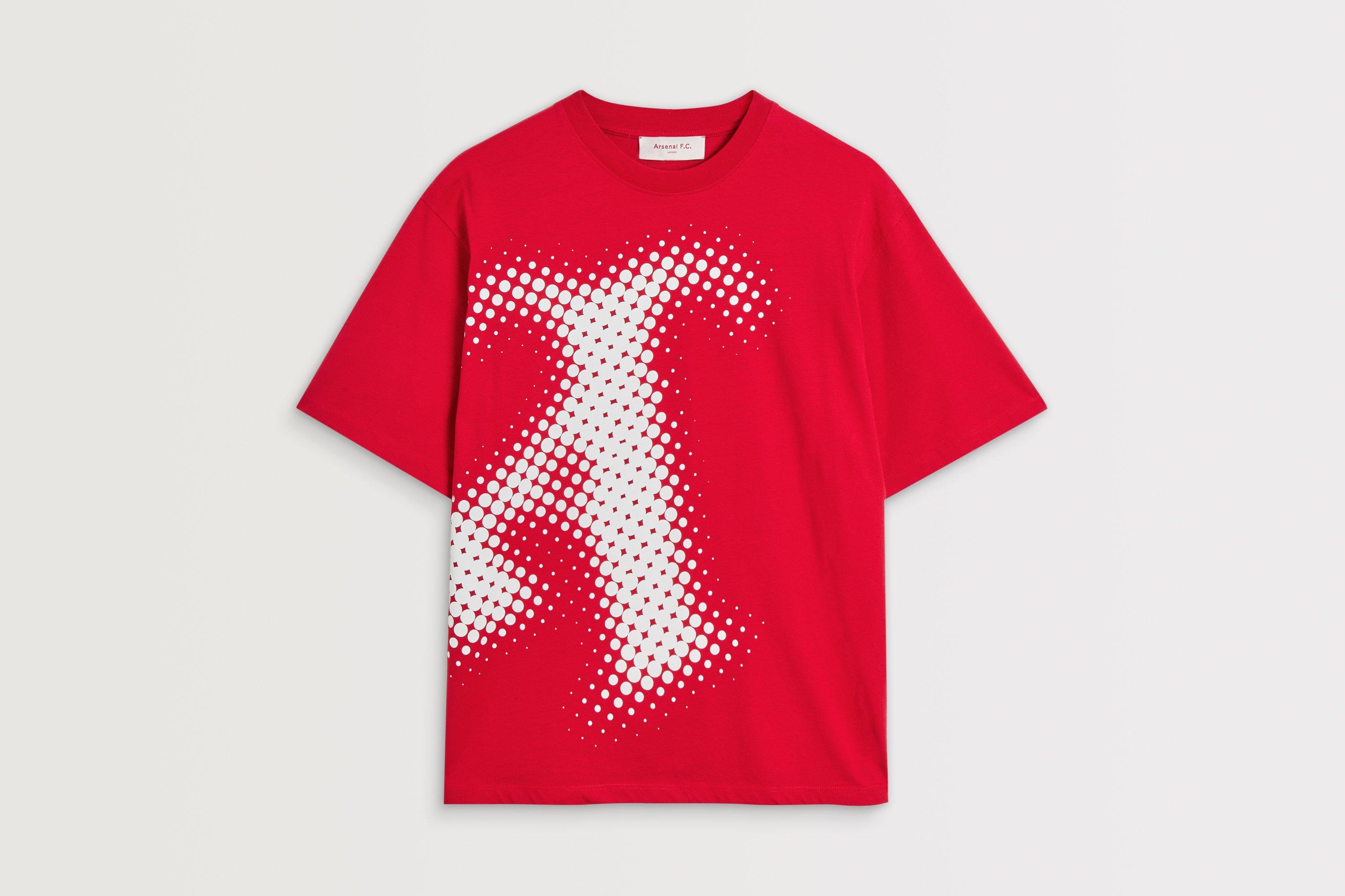 Arsenal Half Tone T-Shirt in Red