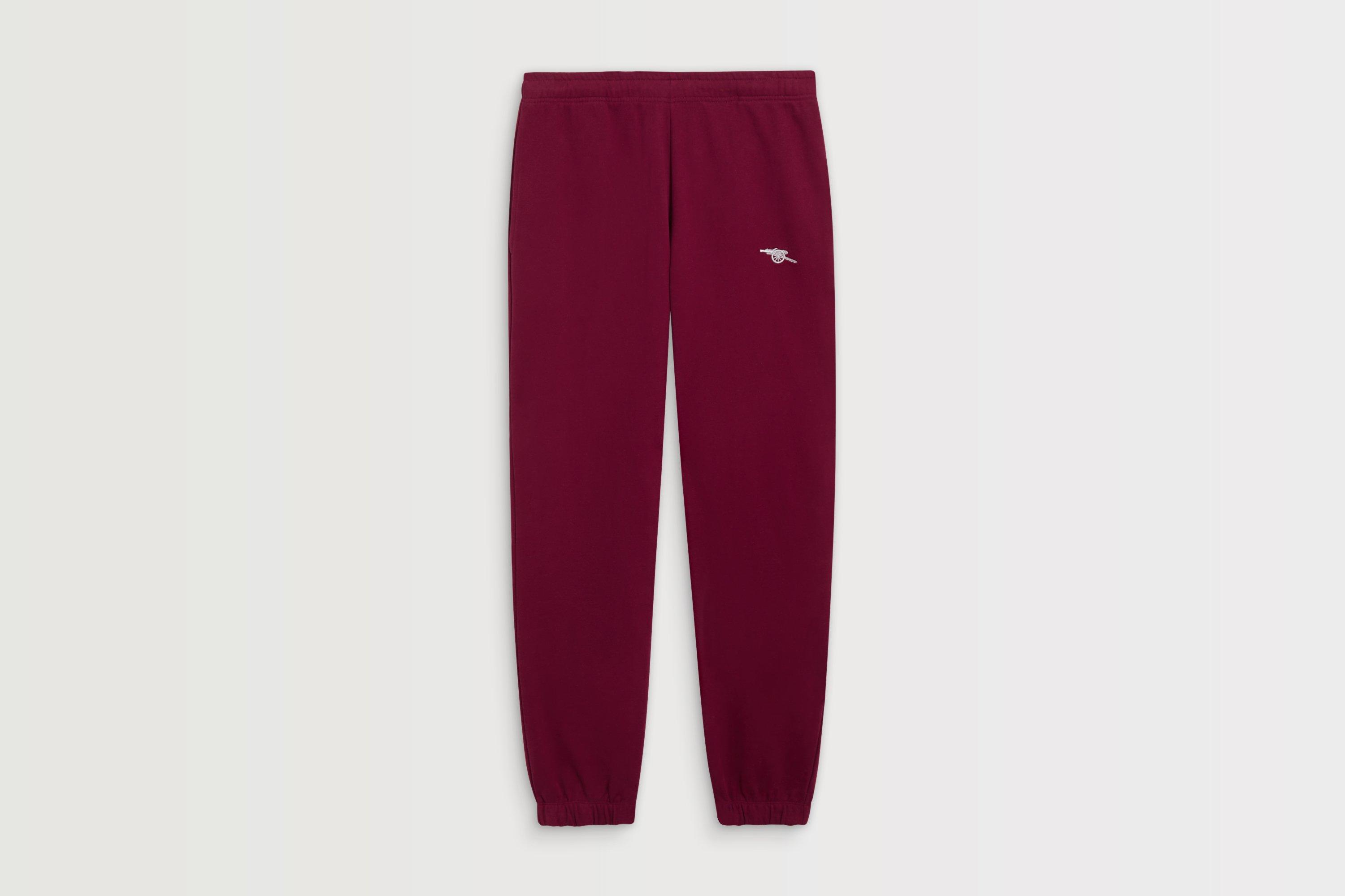 Arsenal Essentials Burgundy Cannon Joggers