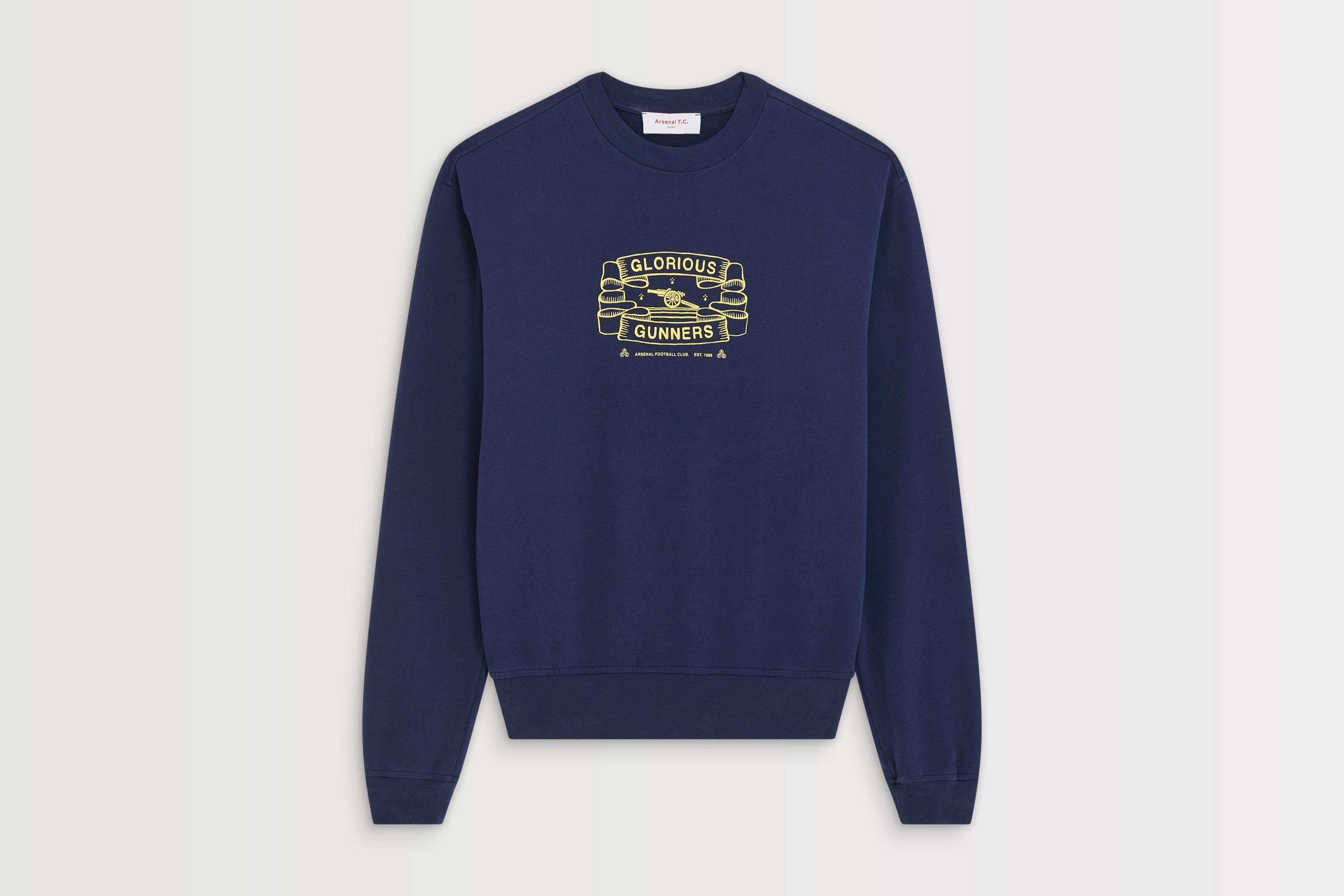 Arsenal Glorious Gunners Navy Graphic Sweatshirt
