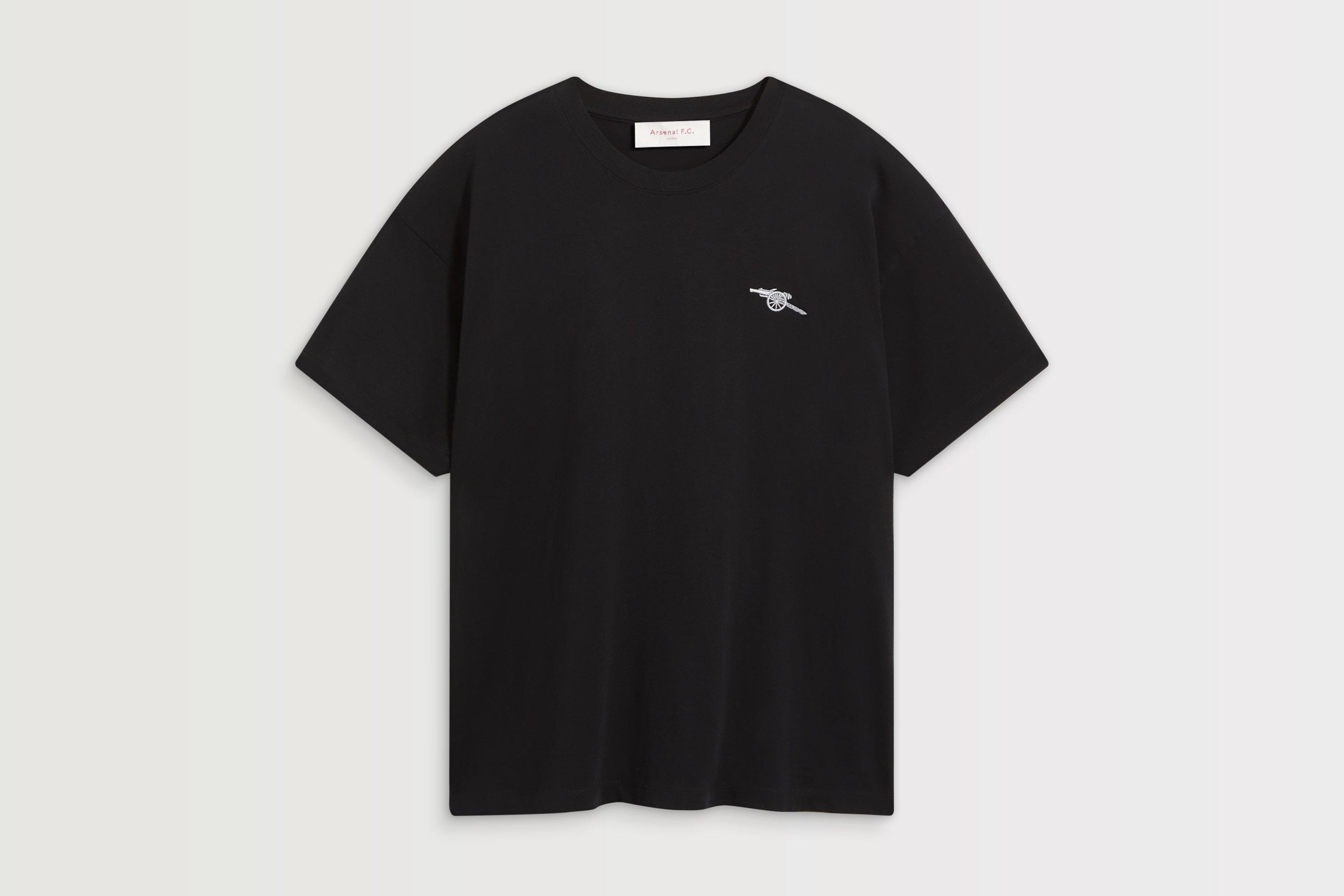 Arsenal Womens Essentials Black Cannon T-Shirt