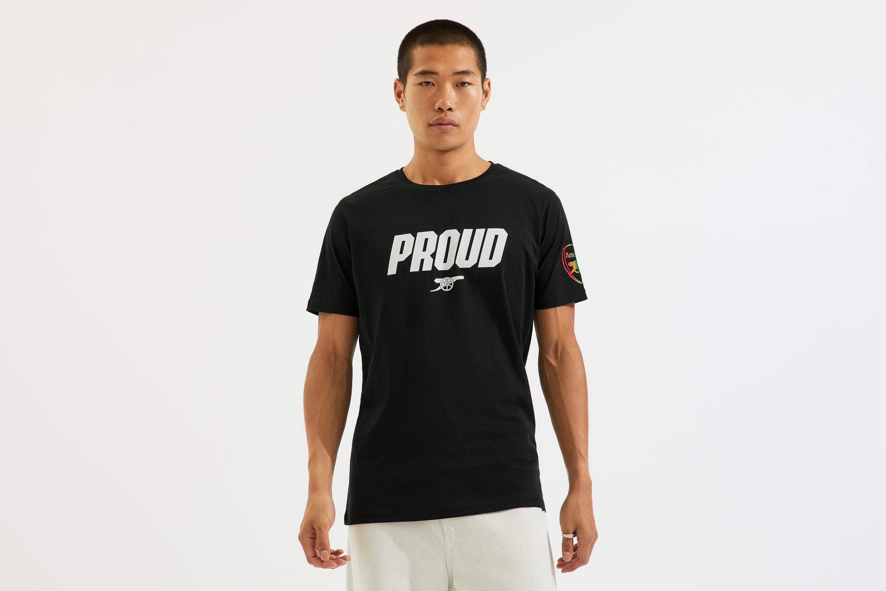 Arsenal Proud T-Shirt in Black