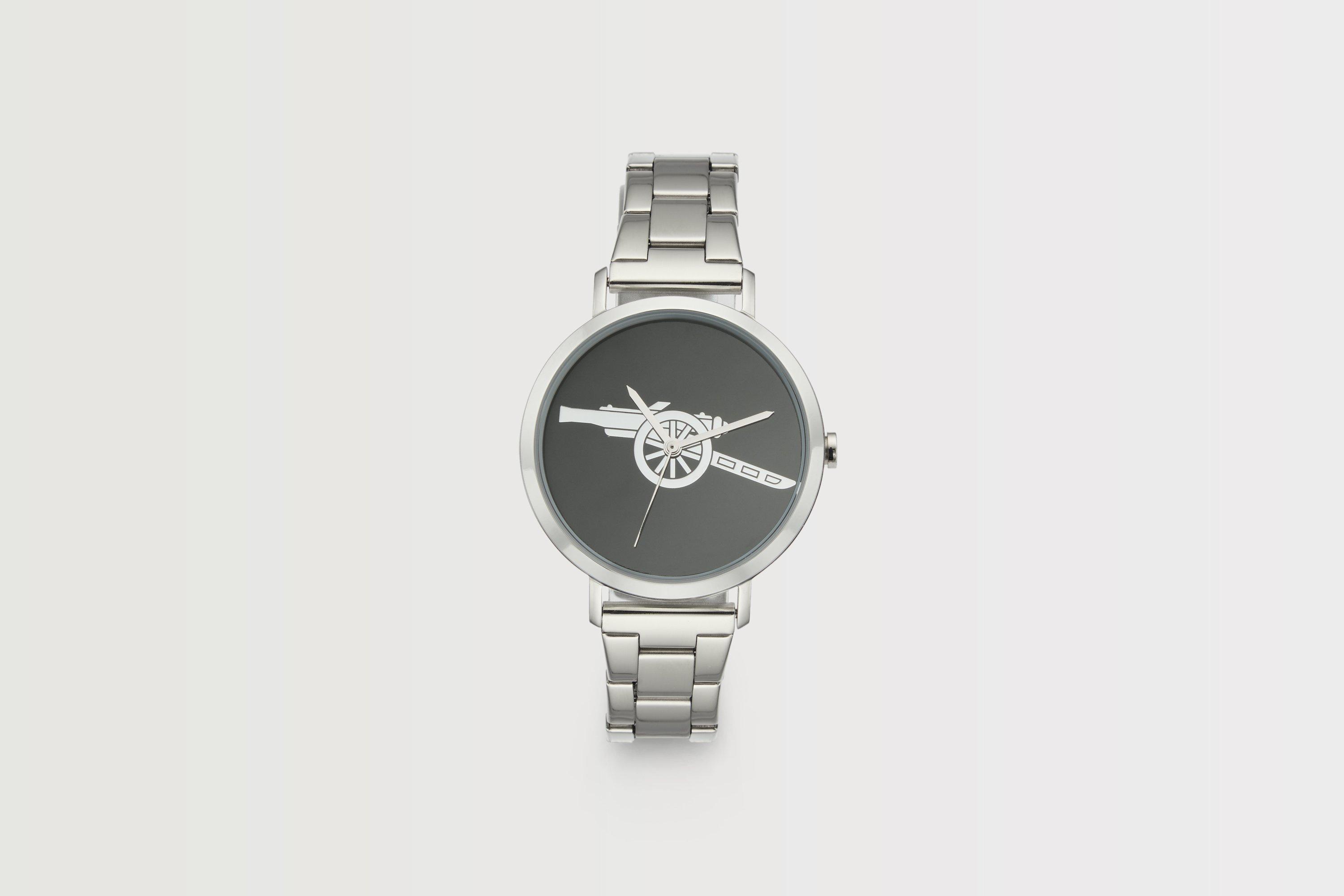 Arsenal Silver Retro Cannon Watch