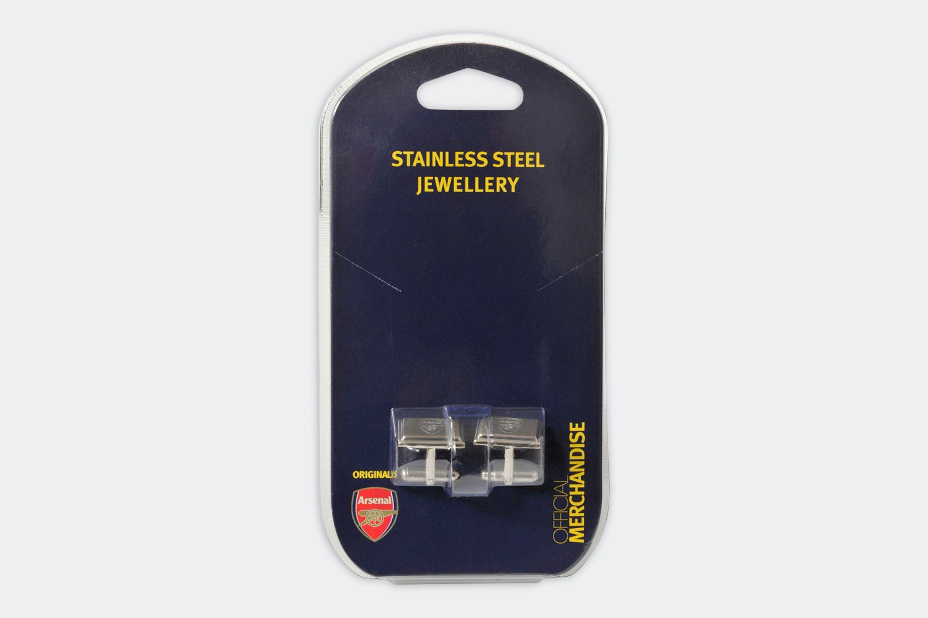 Arsenal Crest Stainless Steel Cuffllinks
