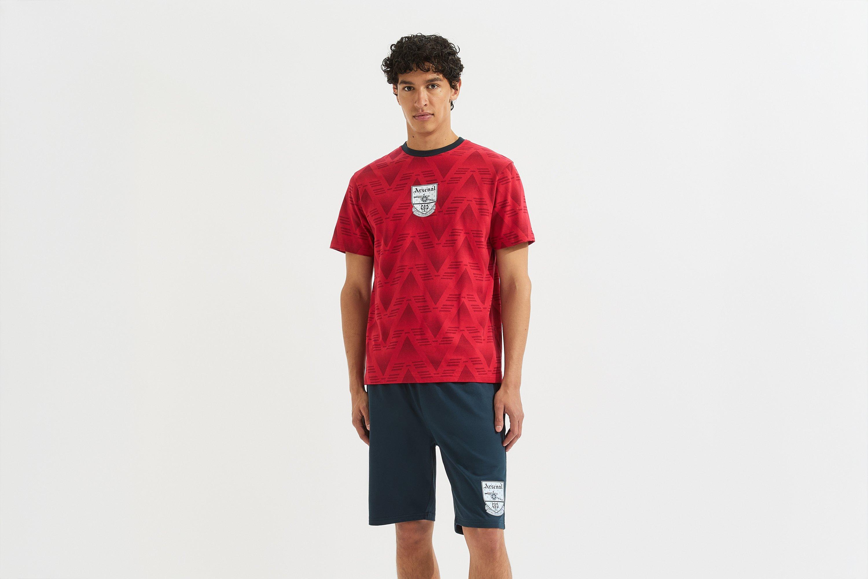 Arsenal Classics Red Bruised Banana Pyjama Short Set