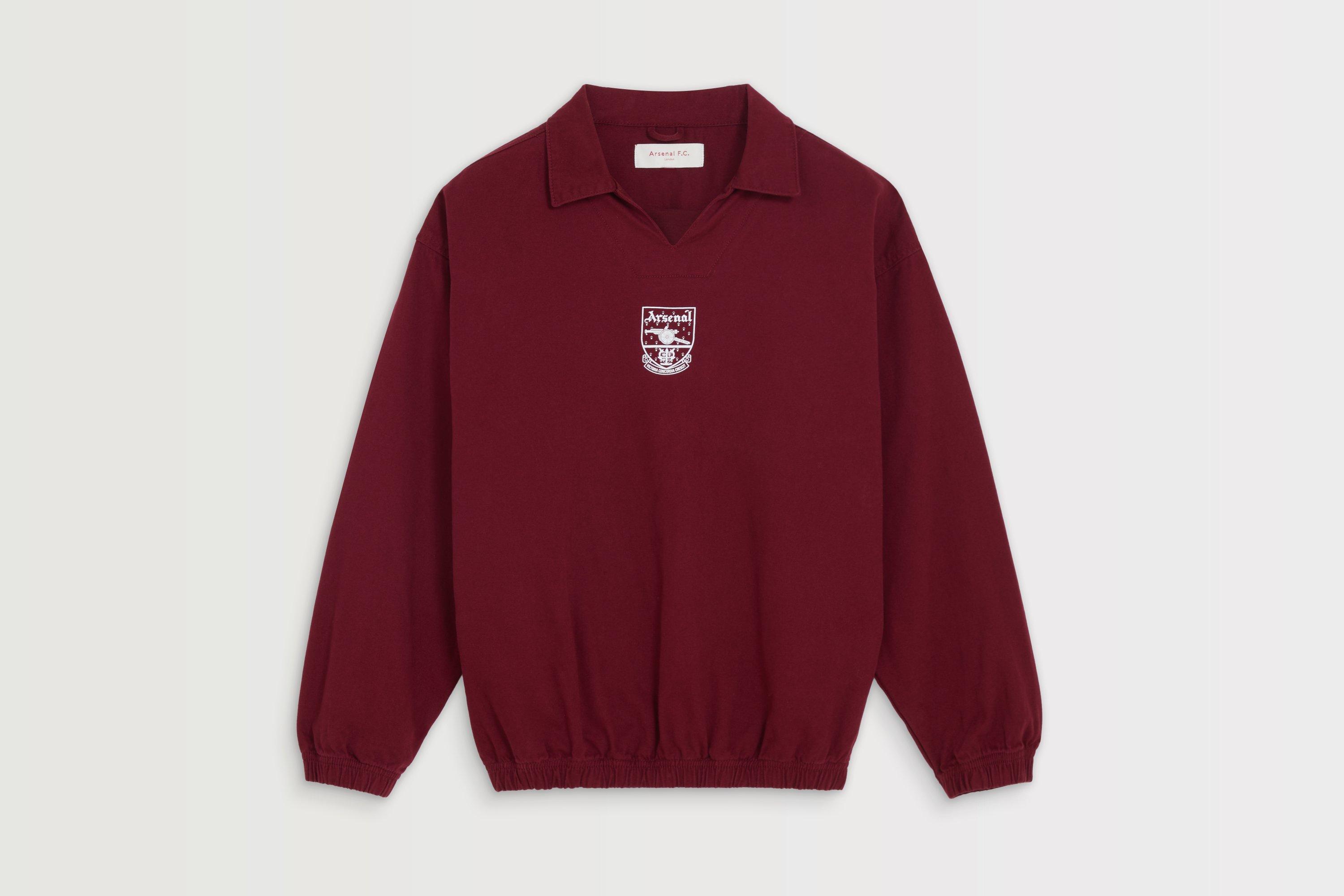 Arsenal Burgundy Concordia Drill Top