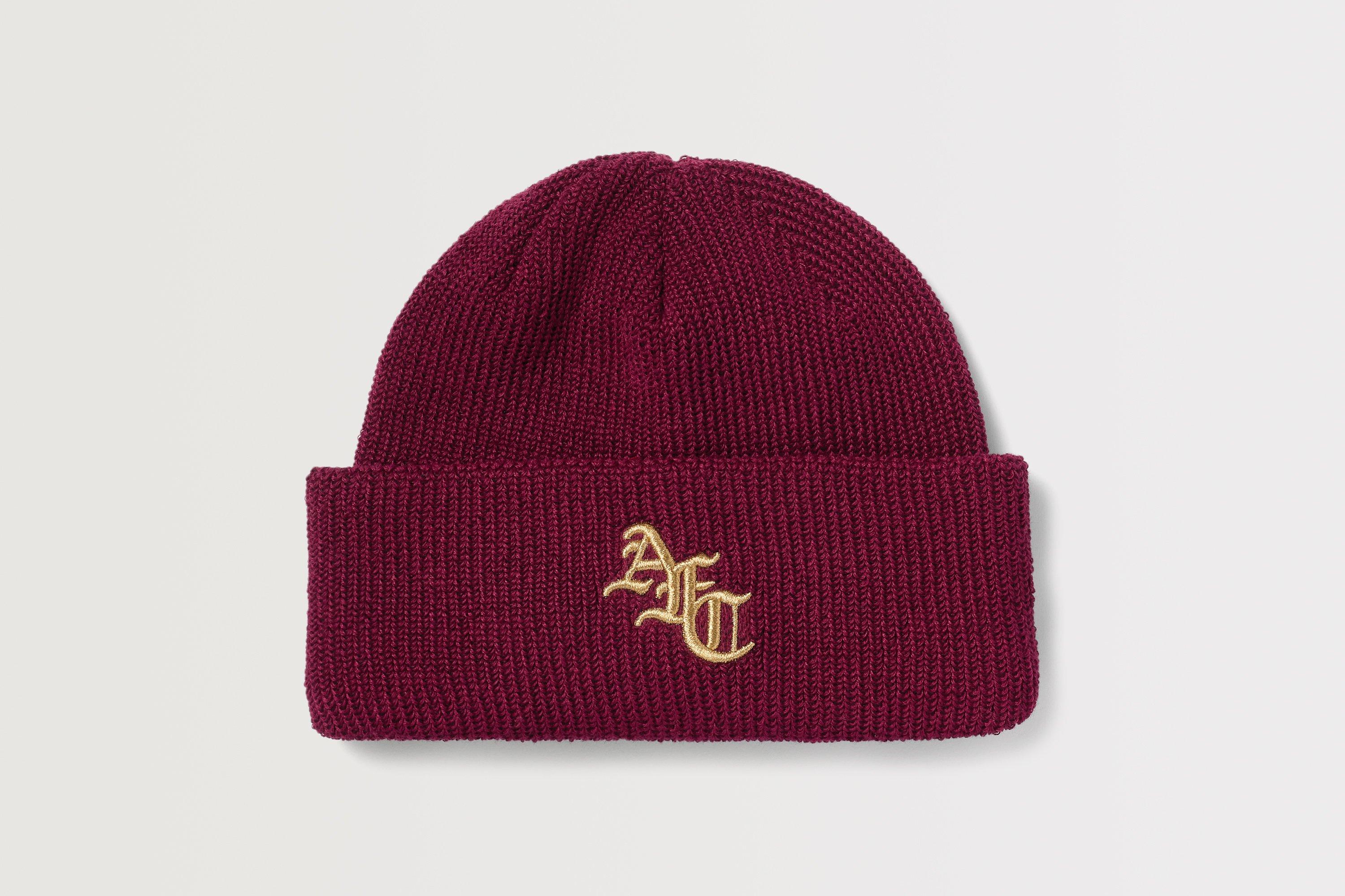 Arsenal 47 Burgundy Monogram Cuff Beanie