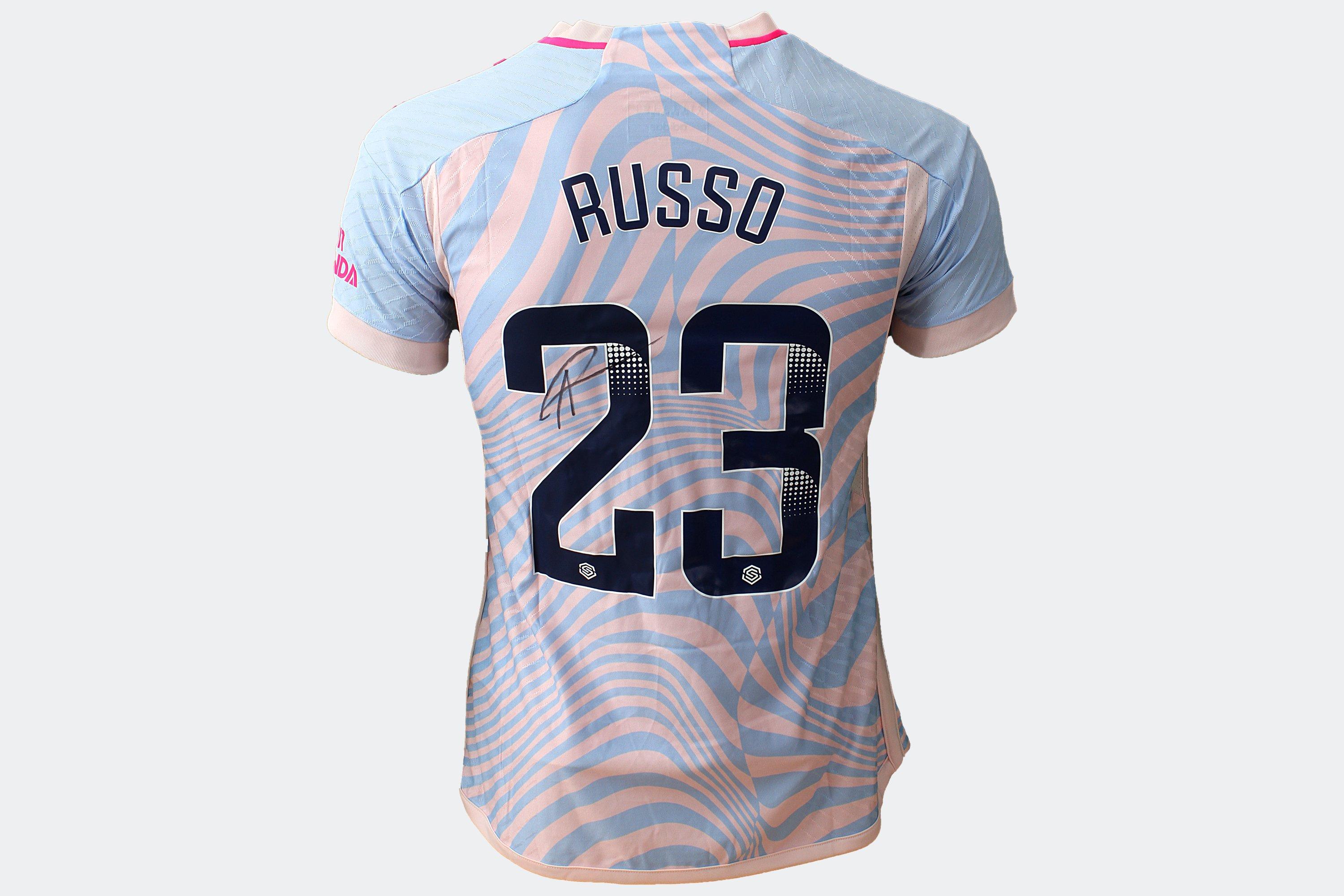 Arsenal 23/24 Boxed Signed Stella RUSSO Shirt