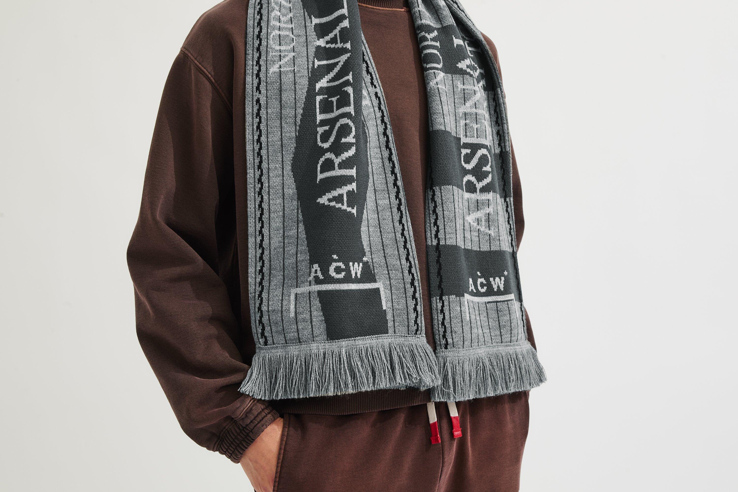 Arsenal x A-COLD-WALL* Derby Grey Scarf
