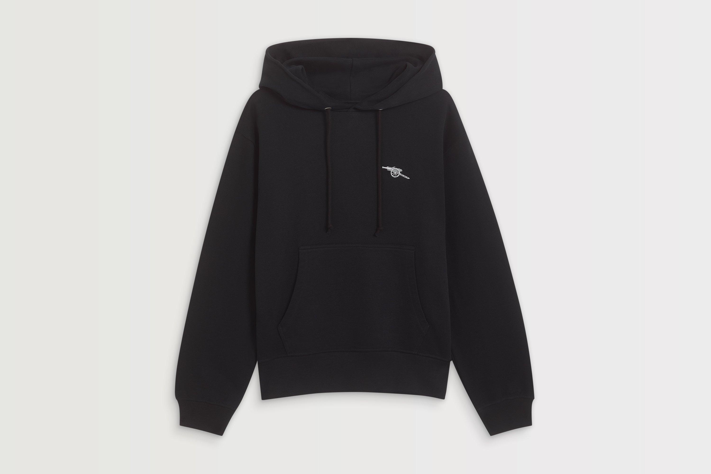 Arsenal Womens Essentials Black Cannon Hoodie