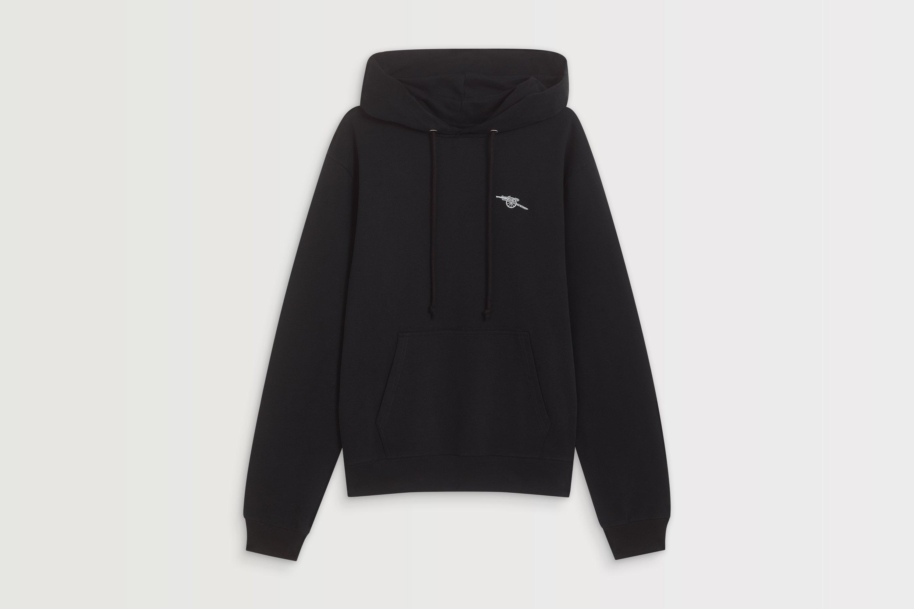 Arsenal Essentials Black Cannon Hoodie